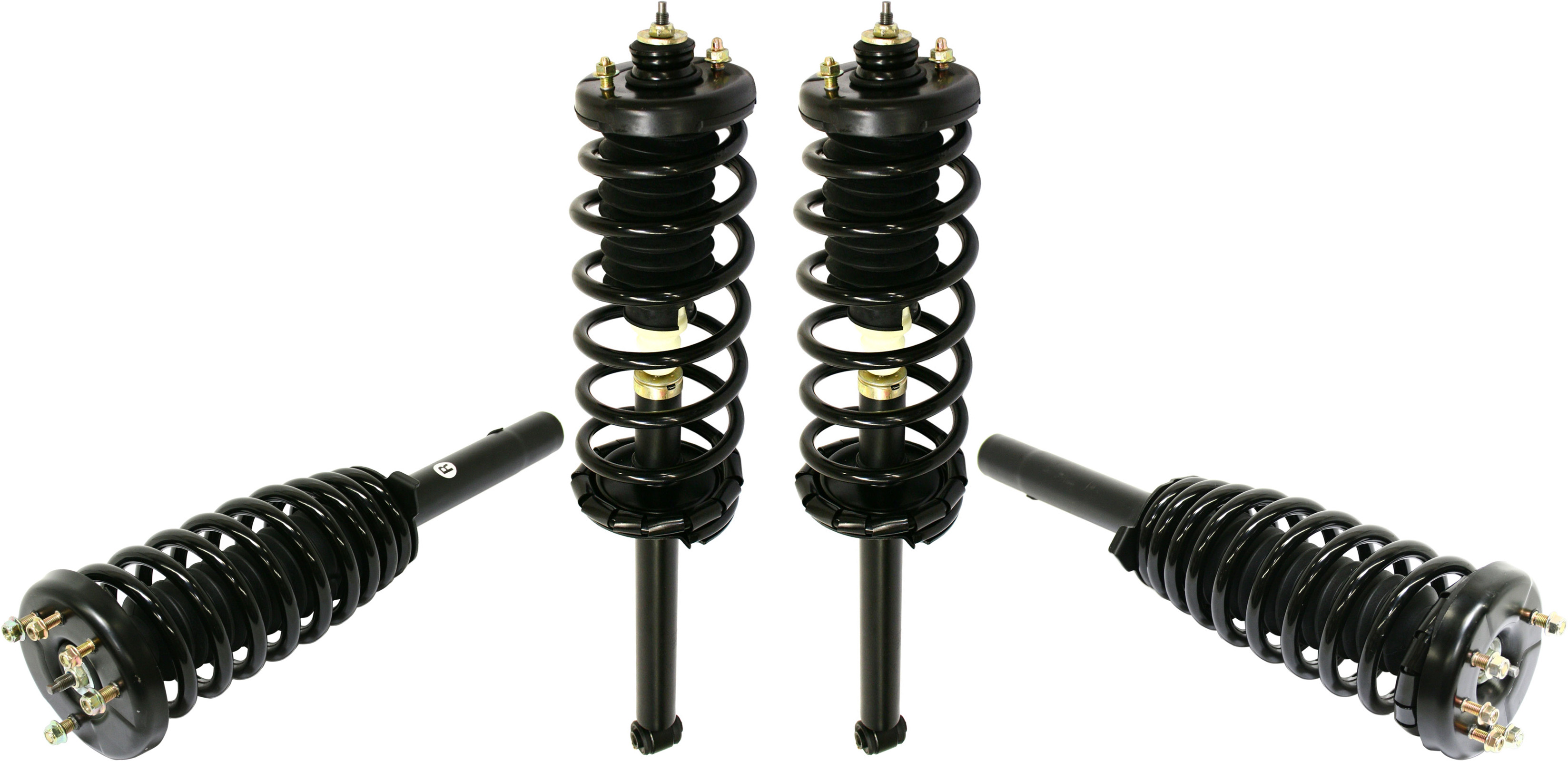 AM ACCORD 98-02 FRONT AND REAR FULLY LOADED STRUT RH AND LH Gas Charged Twin tube Set of 4 SKU SET JH280508-4 OEM 51605S82A05-51606S82A03-51605S