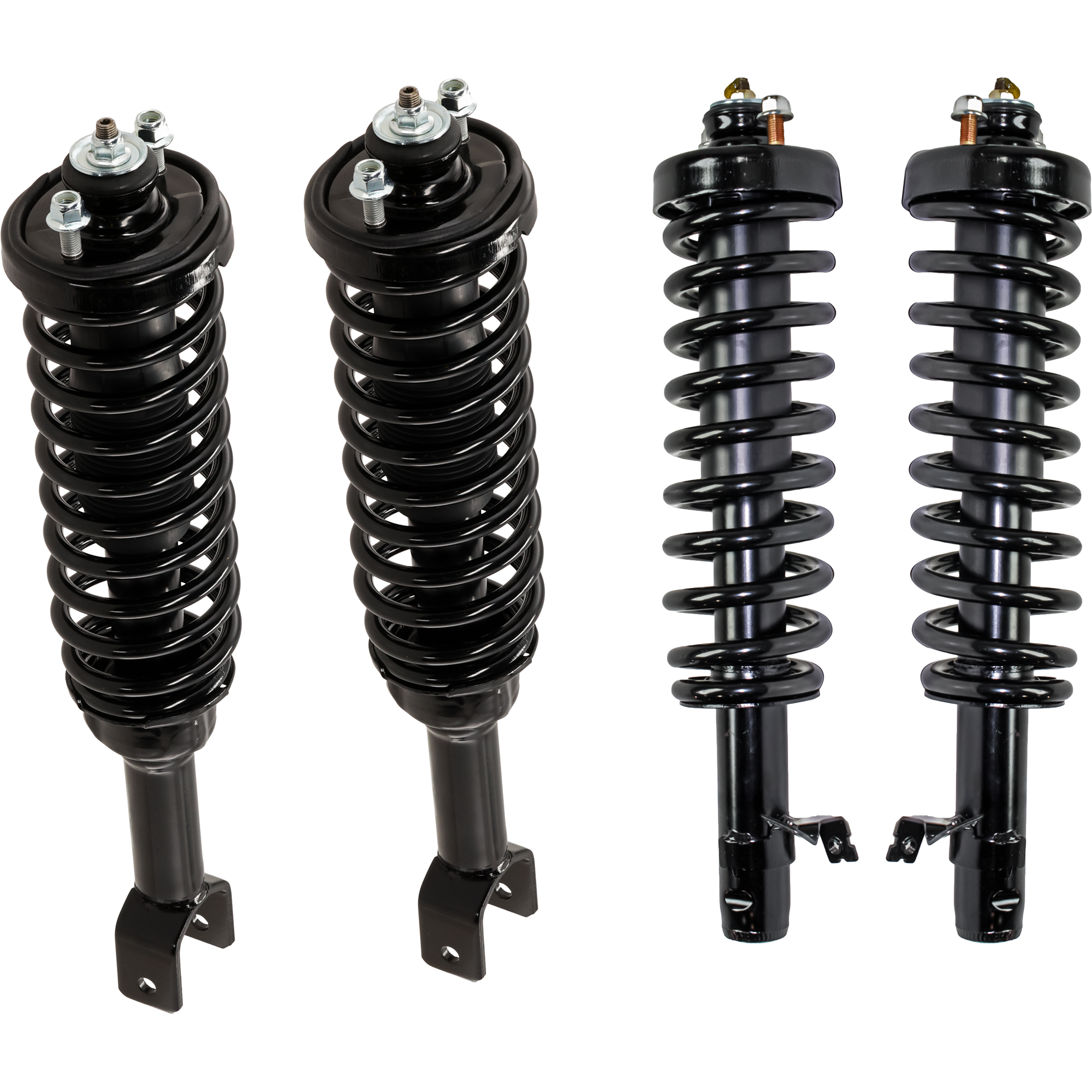 AM CIVIC 92-95 FRONT AND REAR FULLY LOADED STRUT RH AND LH Gas Charged Twin tube Set of 4 SKU SET JH280516-4 OEM 51601SR0A53-51602SR0A53-52611S