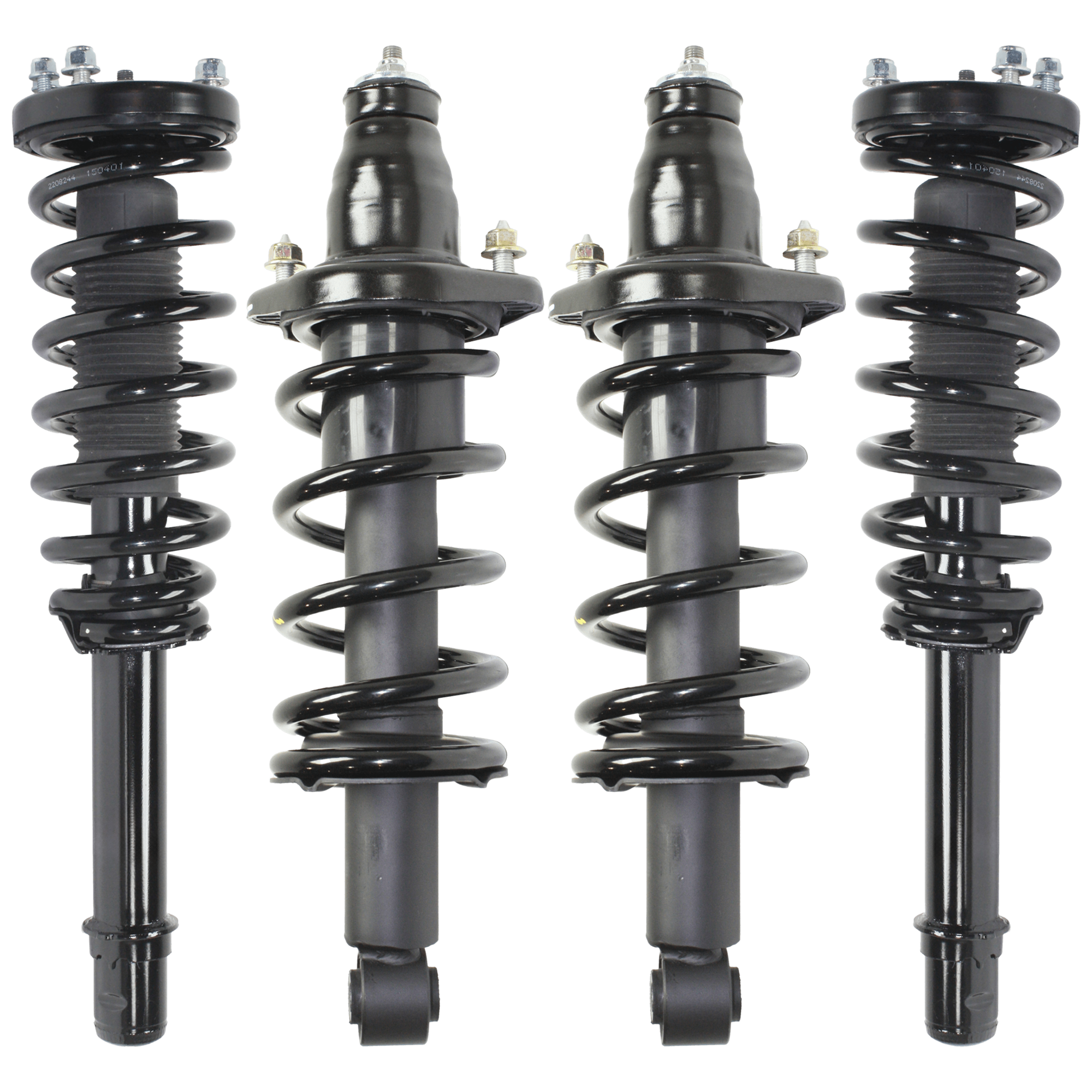 AM ACCORD 03-07 FRONT AND REAR FULLY LOADED STRUT RH AND LH Gas Charged Twin tube Set of 4 SKU SET JH280527-4 OEM 51601SDAA31-51601SDAA32-51602S