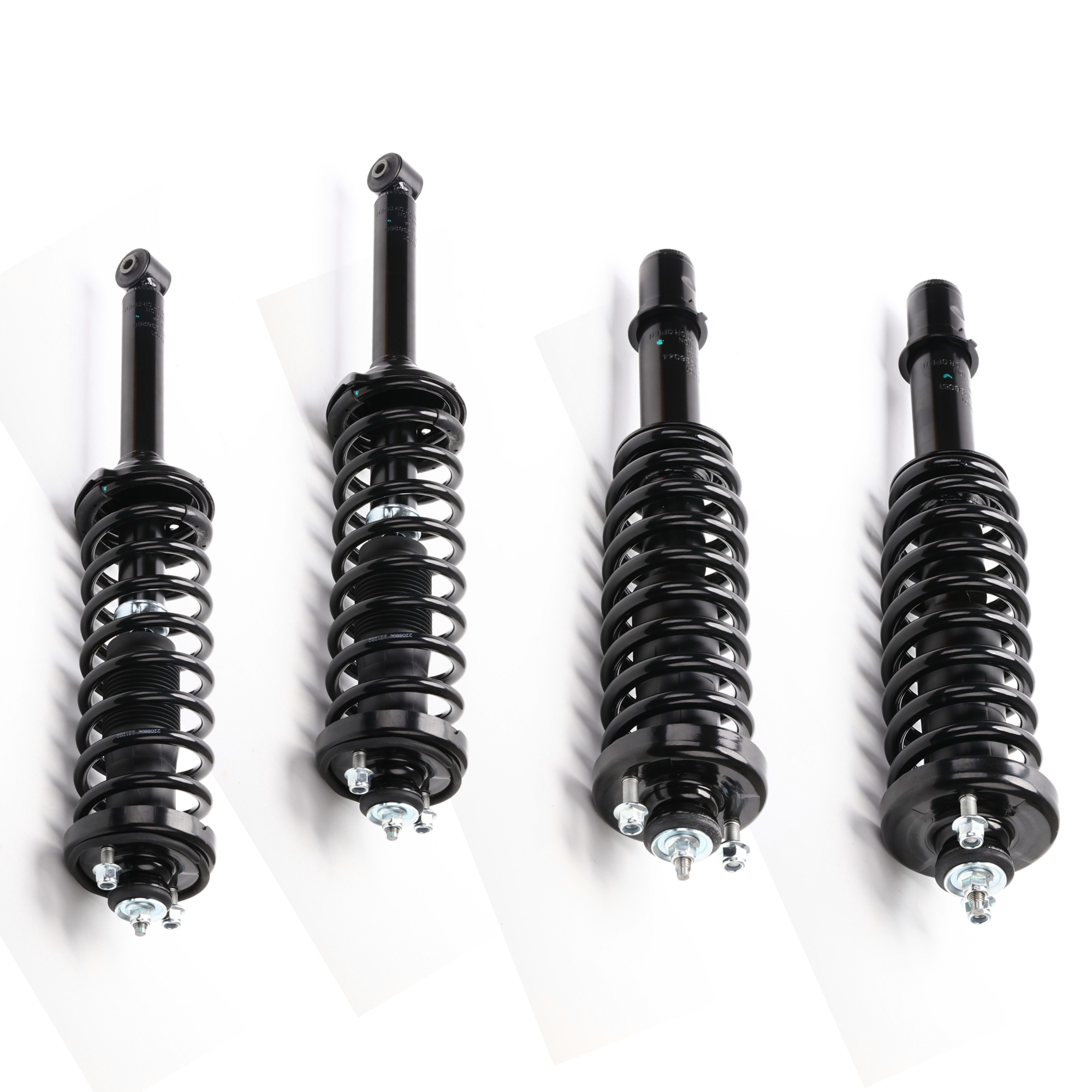 AM CR V 97-01 FRONT AND REAR FULLY LOADED STRUT RH AND LH Gas Charged Twin tube Set of 4 SKU SET JH280529-4 OEM 51601S10A22-51602S10A22-51605S