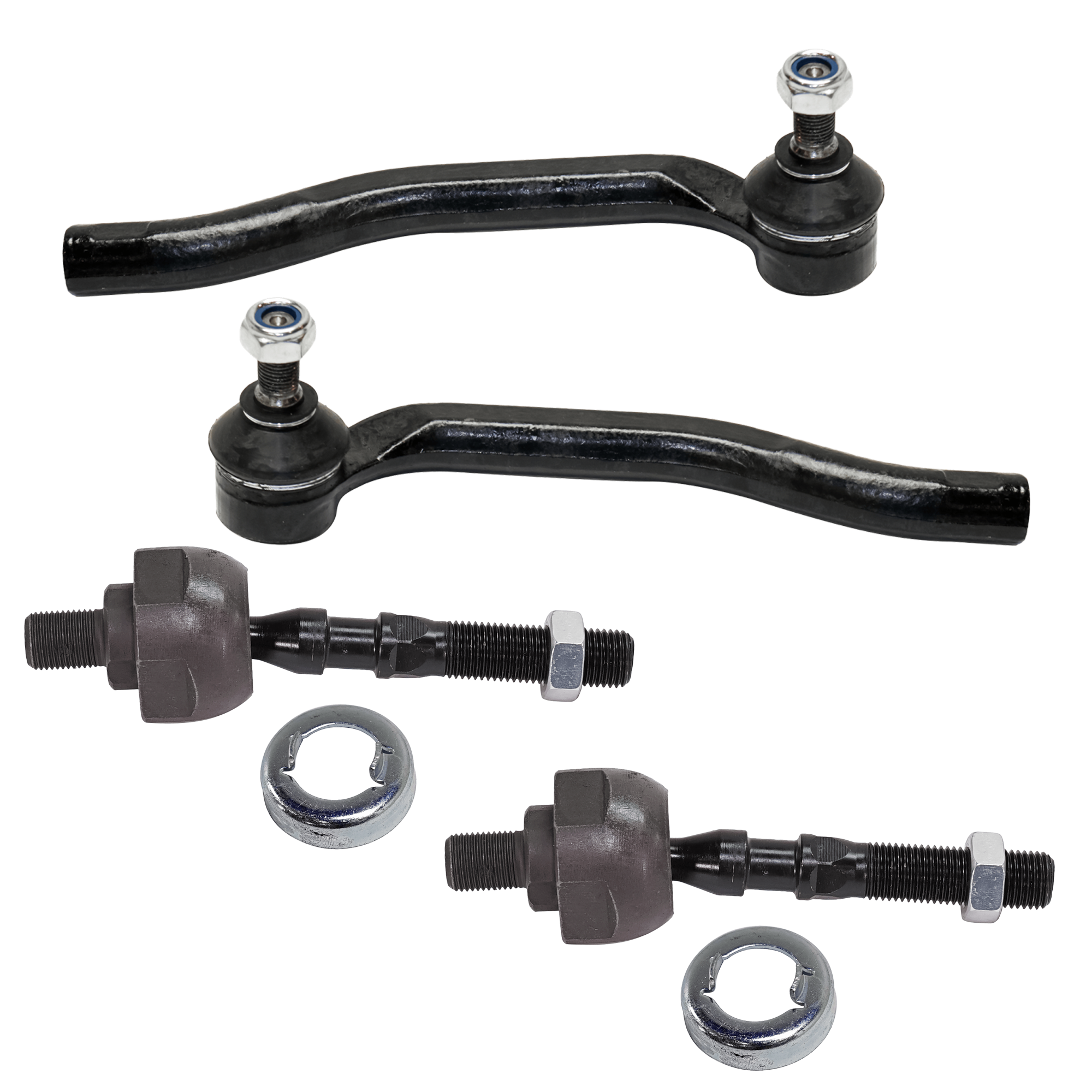 AM PRELUDE 97-01 FRONT TIE ROD END RH AND LH Inner and Outer SKU SET JH282141-4