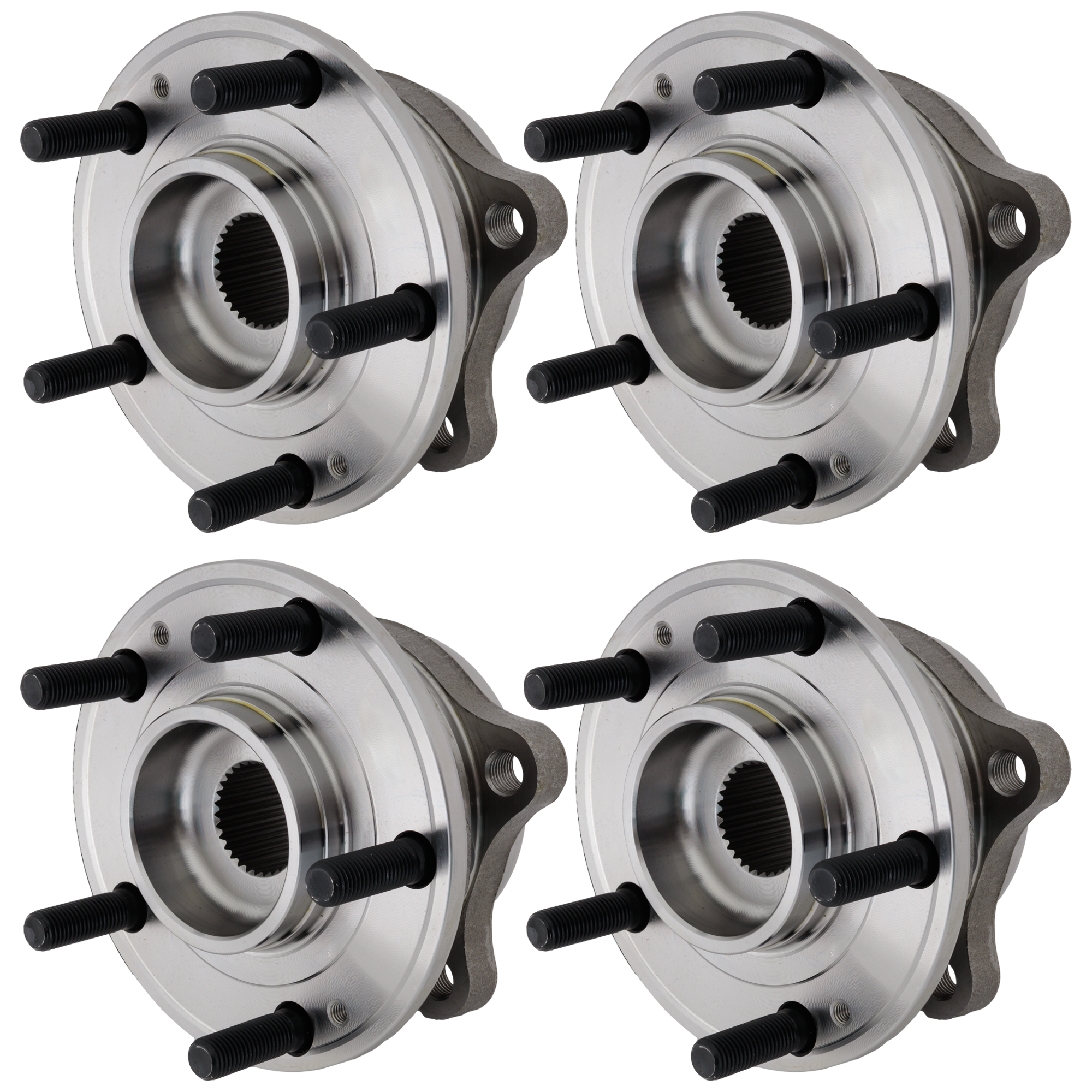 AM VERACRUZ 07-12 SANTA FE 07-16 SORENTO 11-15 FRONT AND REAR HUB ASSEMBLY RH AND LH All Wheel Drive SKU SET JH283709-4