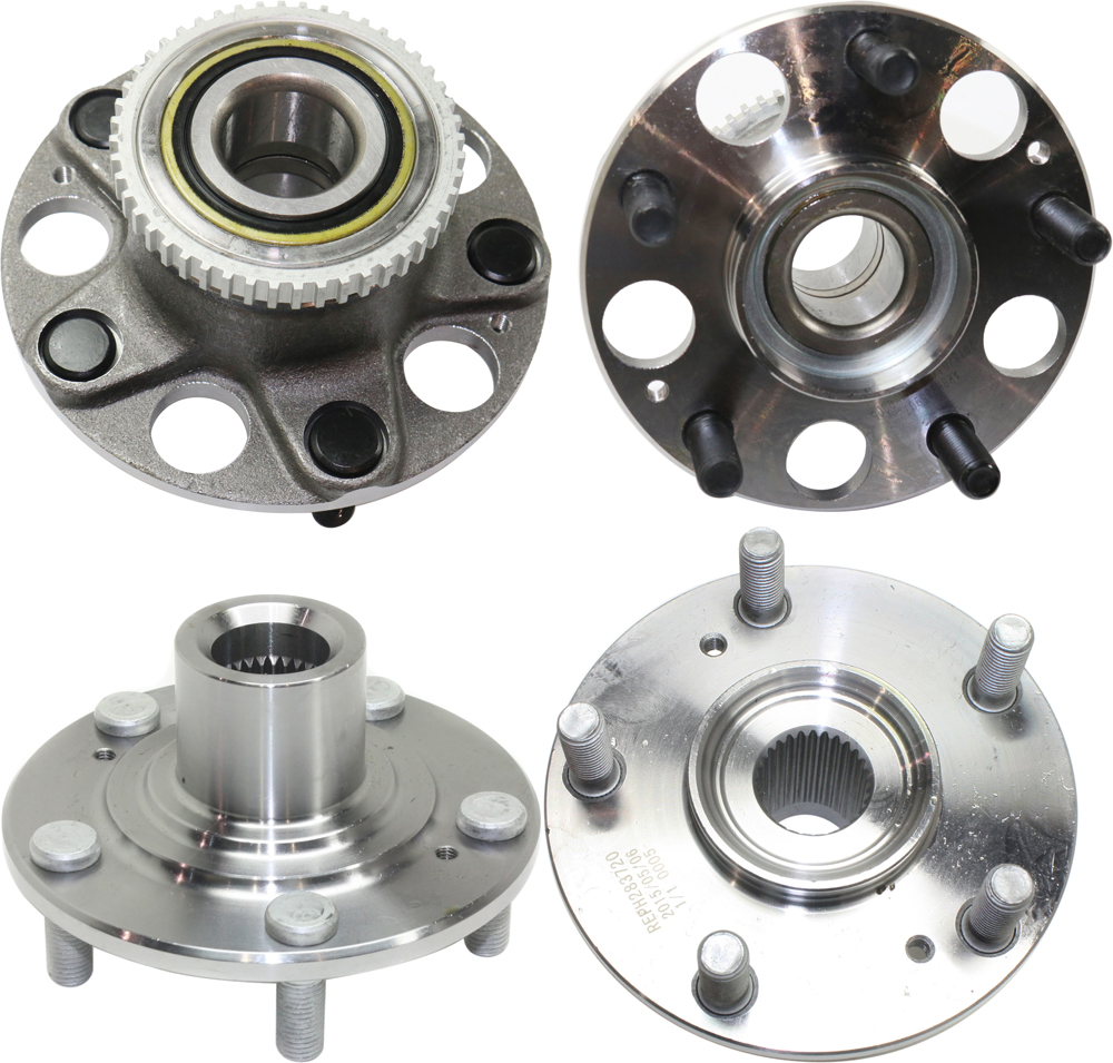 AM ACCORD 03-07 TL 04-08 FRONT AND REAR HUB ASSEMBLY RH AND LH 5 Studs SKU SET JH283720-4 OEM 102093-512188-516178-712188-73