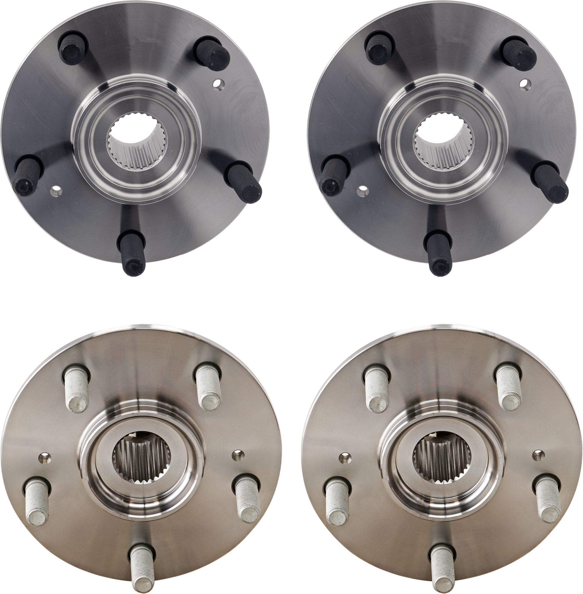 AM MDX 01-02 PILOT 03-04 REAR HUB ASSEMBLY RH AND LH 5 Studs SKU SET JH283724-4 OEM 44600S0XA00-44600S87A00