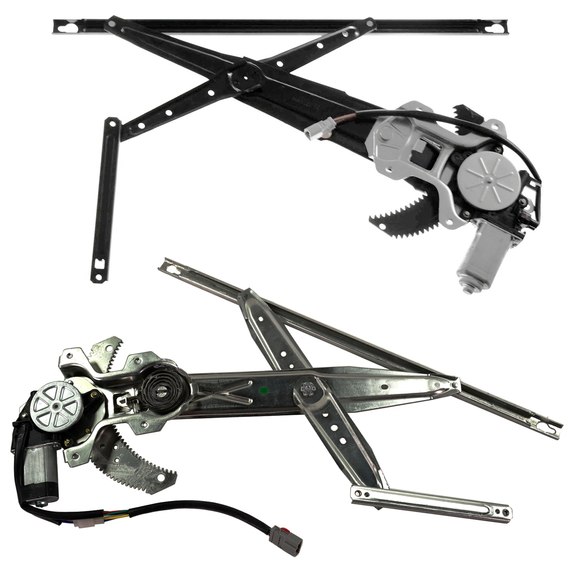 AM CIVIC 96-00 FRONT WINDOW REGULATOR RH AND LH Power With Motor SKU SET JH462905 Partslink HO1350113 HO1351159 OEM 04720S00A01-04725S00A01