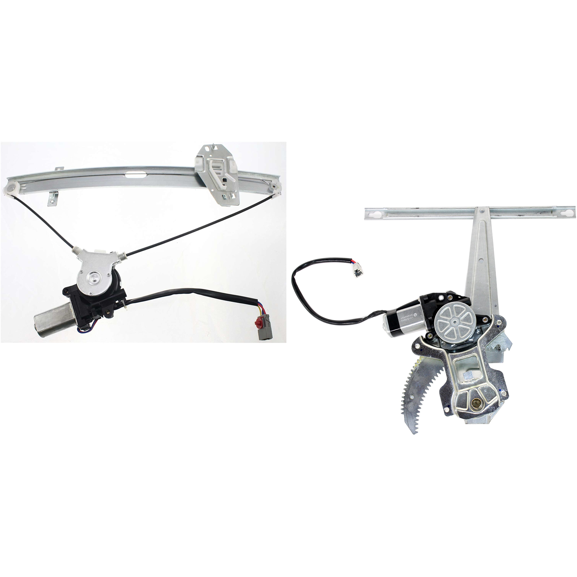 AM ACCORD 98-02 FRONT AND REAR WINDOW REGULATOR LH Power w Motor SKU SET JH462908-2L Partslink HO1350106 HO1550102 OEM 72250S84A03-72751S84A01