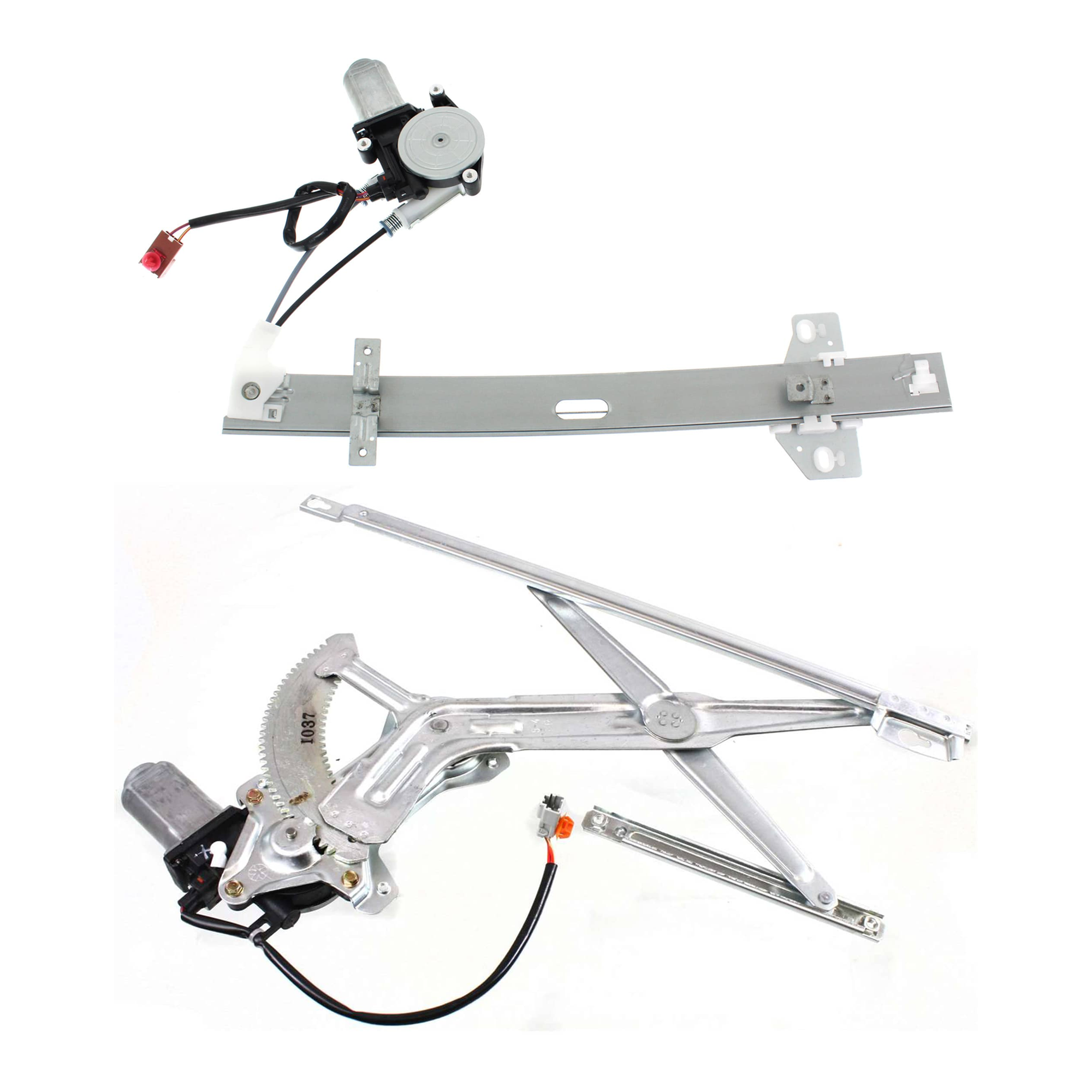 AM ACCORD 90-93 FRONT AND REAR WINDOW REGULATOR RH Power w Motor SKU SET JH462909-2R Partslink HO1351103 HO1551110 OEM 72211SM4003 PFM 72215SM4A01-72