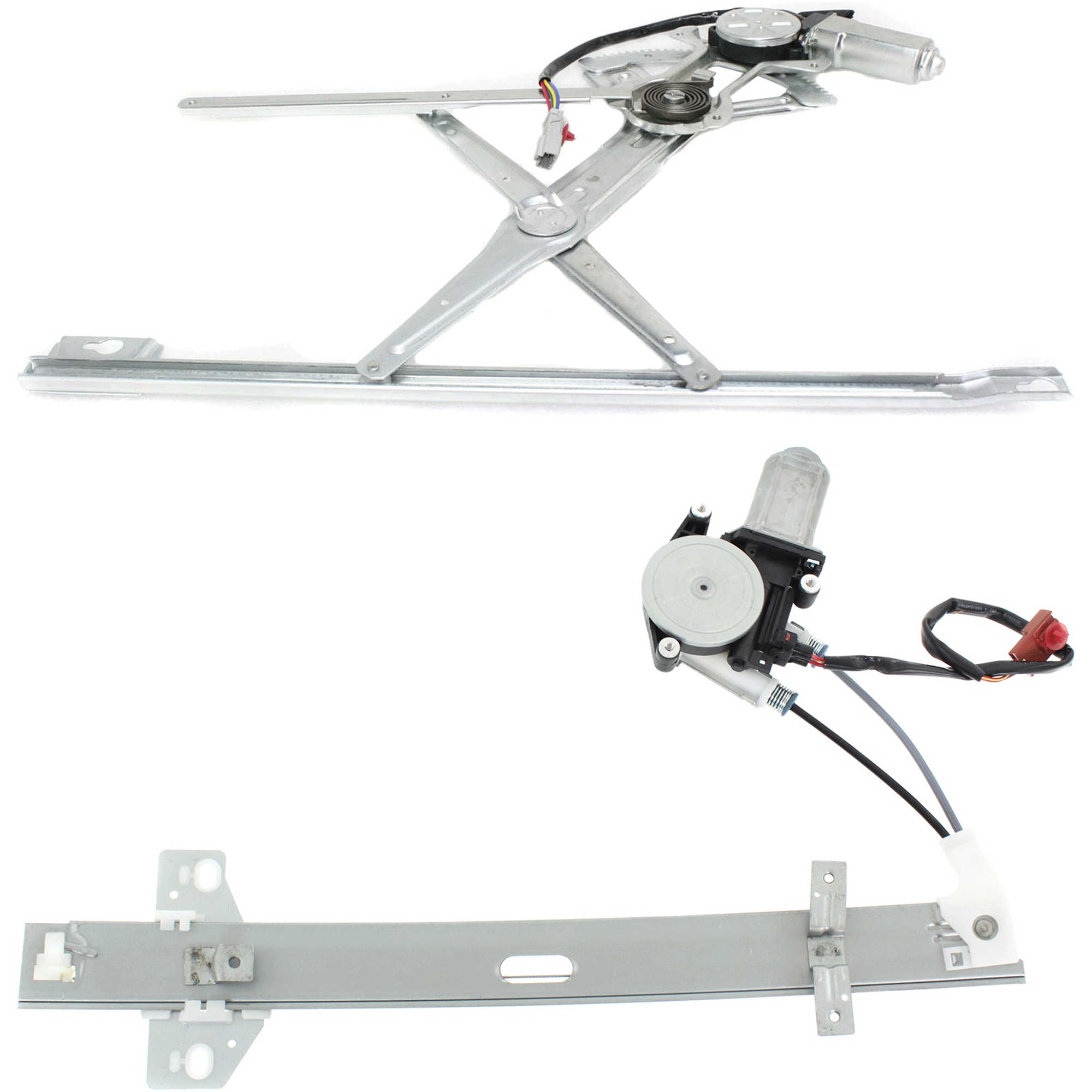 AM ACCORD 90-93 FRONT AND REAR WINDOW REGULATOR LH Power w Motor SKU SET JH462910-2L Partslink HO1350103 HO1550110 OEM 72251SM4003 PFM 72255SM4A01-72