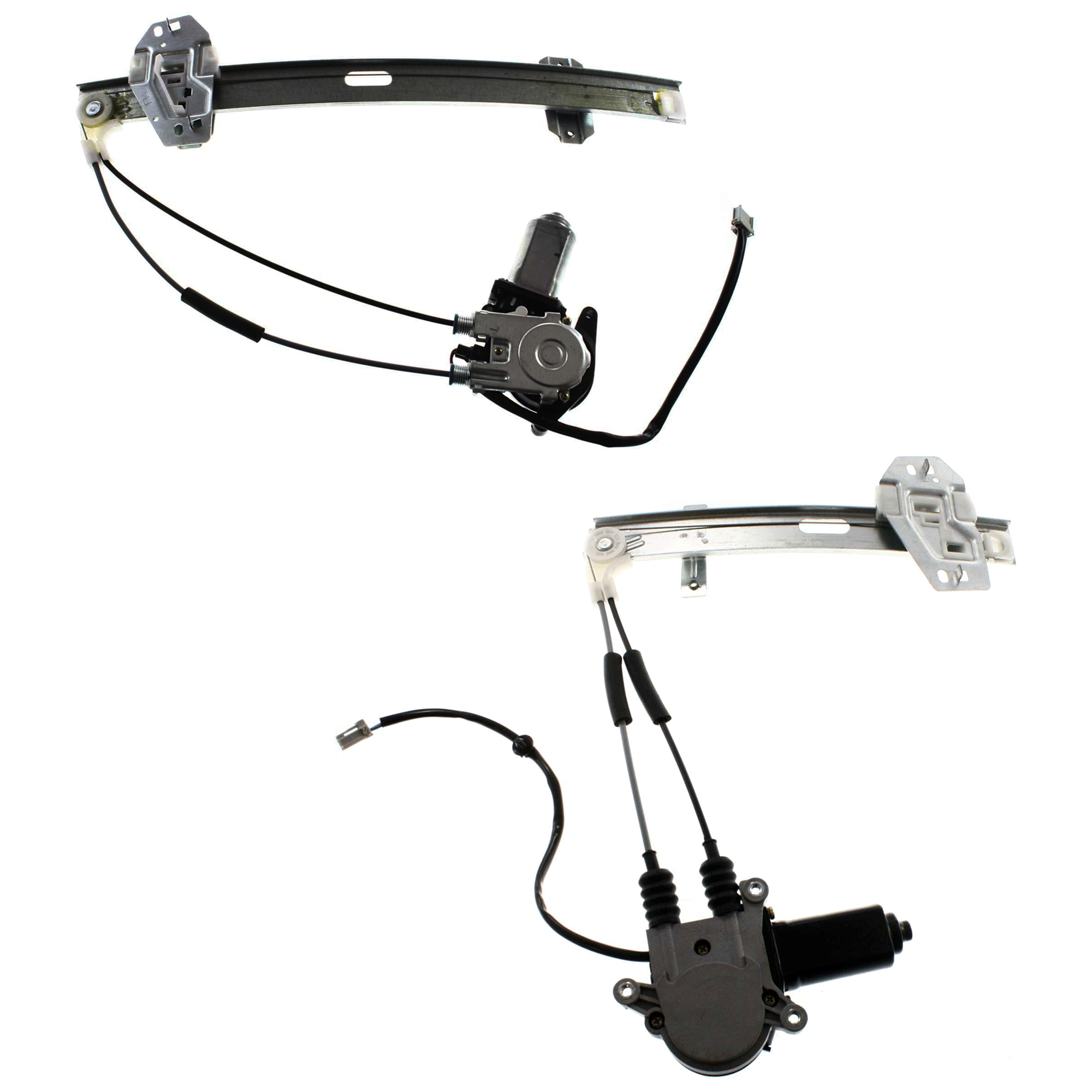 AM ACCORD 94-97 FRONT AND REAR WINDOW REGULATOR LH Power w Motor SKU SET JH462912-2L Partslink HO1350101 HO1550109 OEM 72250SV4A01-72750SV4003