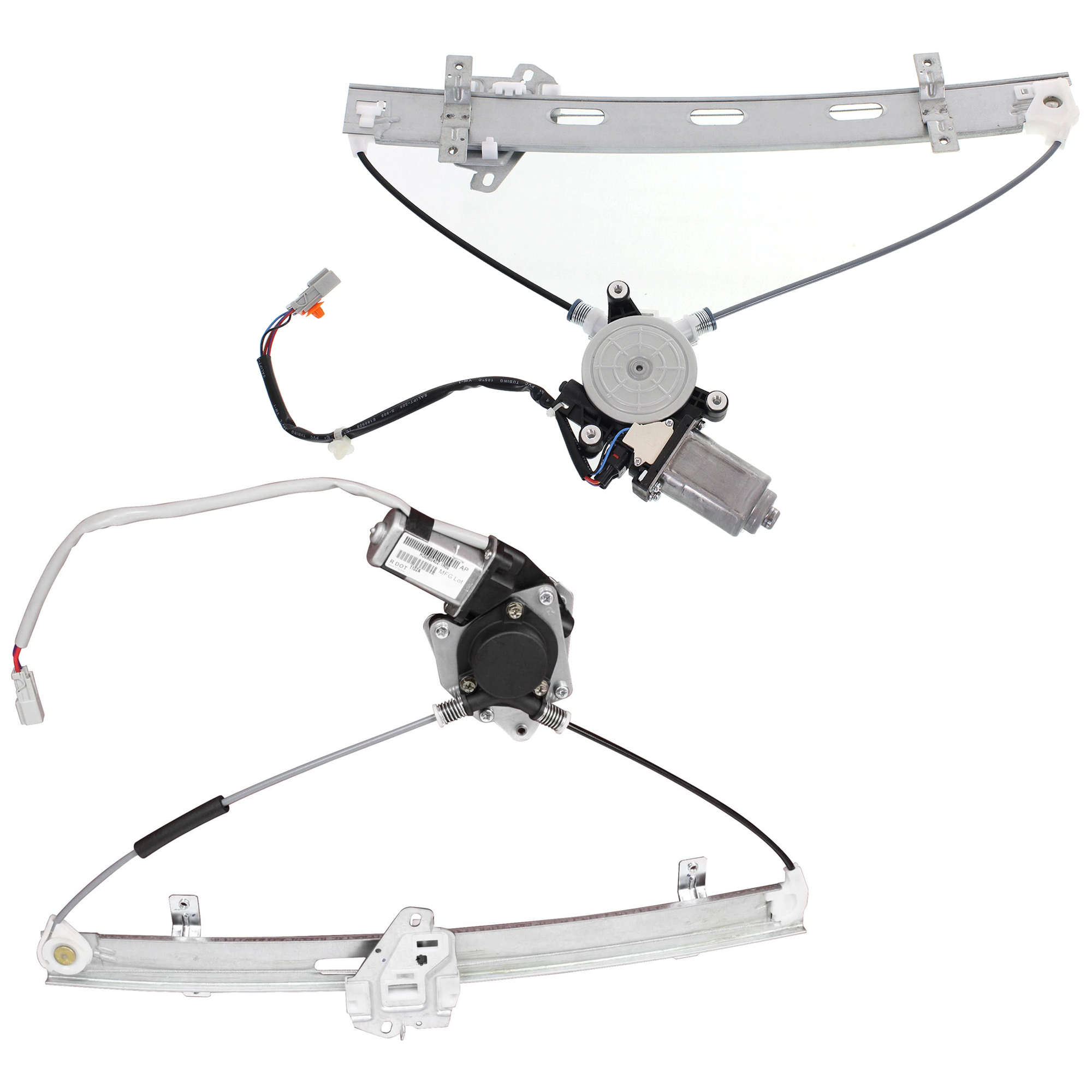 AM CIVIC 01-05 EL 01-01 FRONT WINDOW REGULATOR RH and LH Power w Motor Sedan SKU SET JH462915 Partslink HO1350108 HO1351108 OEM 72210S5DA06-72250S5DA06