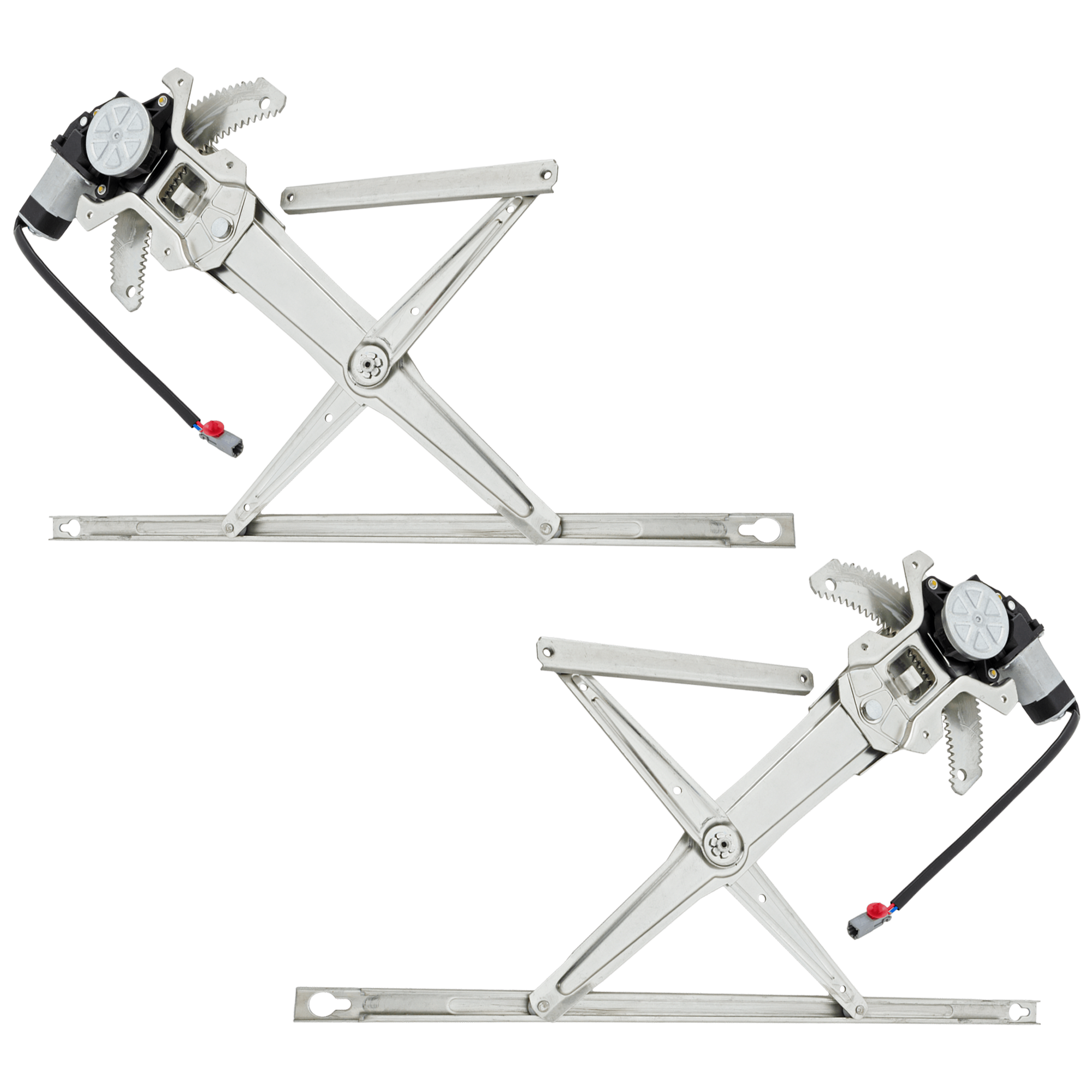 AM CR V 97-01 FRONT WINDOW REGULATOR RH AND LH Power w Motor EX LX SE Models SKU SET JH462917 Partslink HO1350110 HO1351110 OEM 72211S10J01-72251S10J01