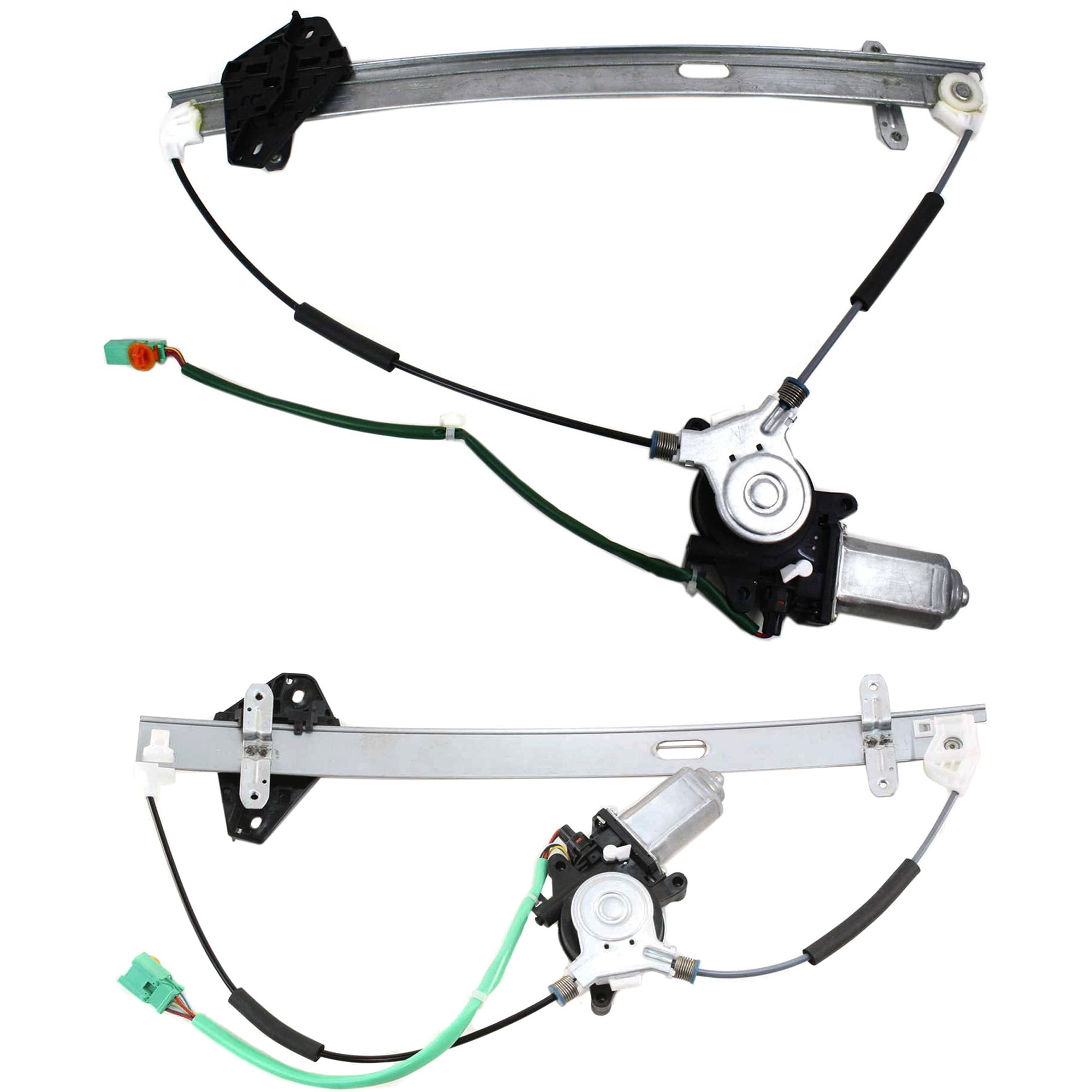 AM CR V 02-06 FRONT WINDOW REGULATOR RH AND LH Power With Motor SKU SET JH462925 Partslink HO1350111 HO1351111 OEM 72210S9AA03-72250S9AA03