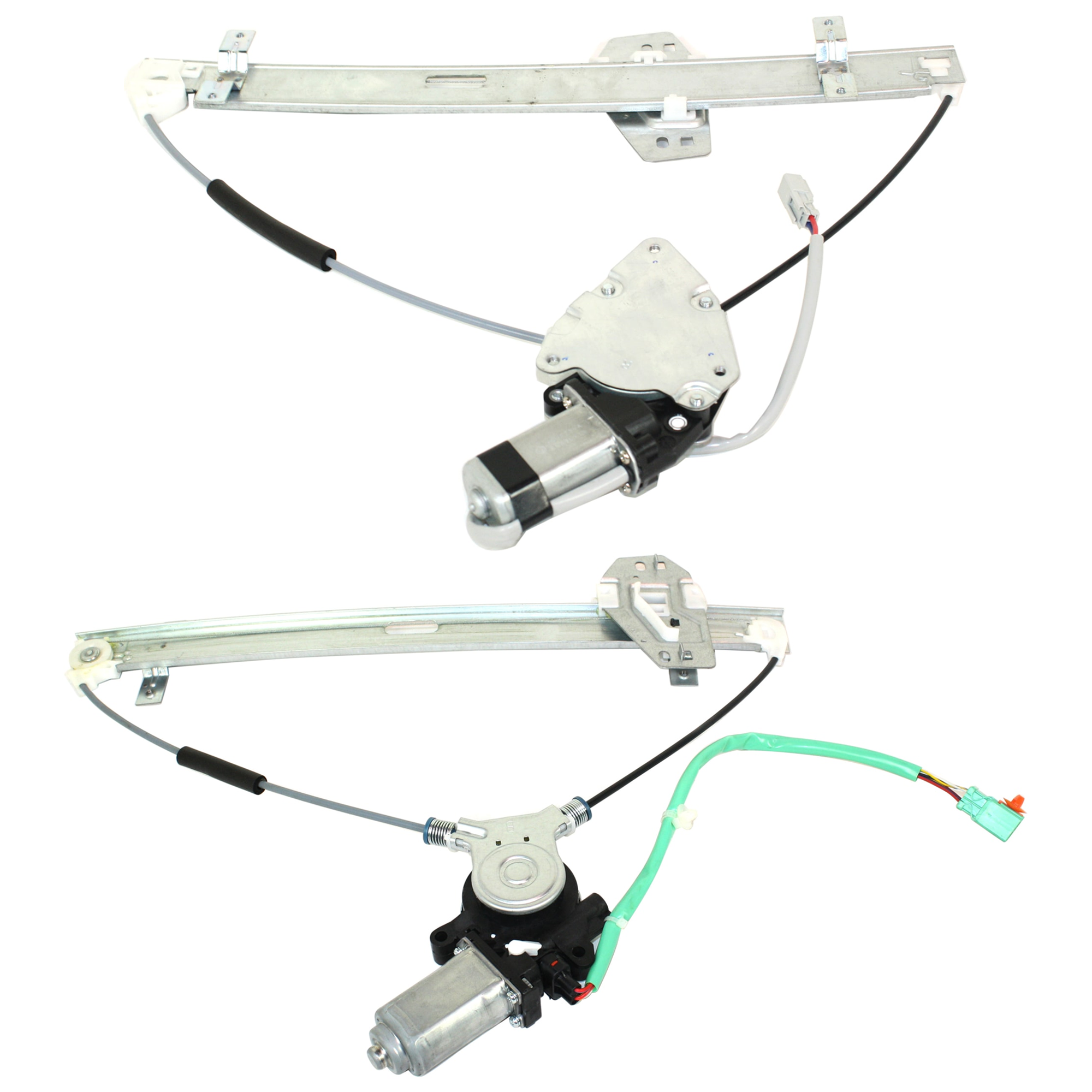 AM ELEMENT 03-11 FRONT WINDOW REGULATOR RH AND LH Power w Motor SKU SET JH462927 Partslink HO1350125 HO1351125 OEM 72210SCVA03-72250SCVA03