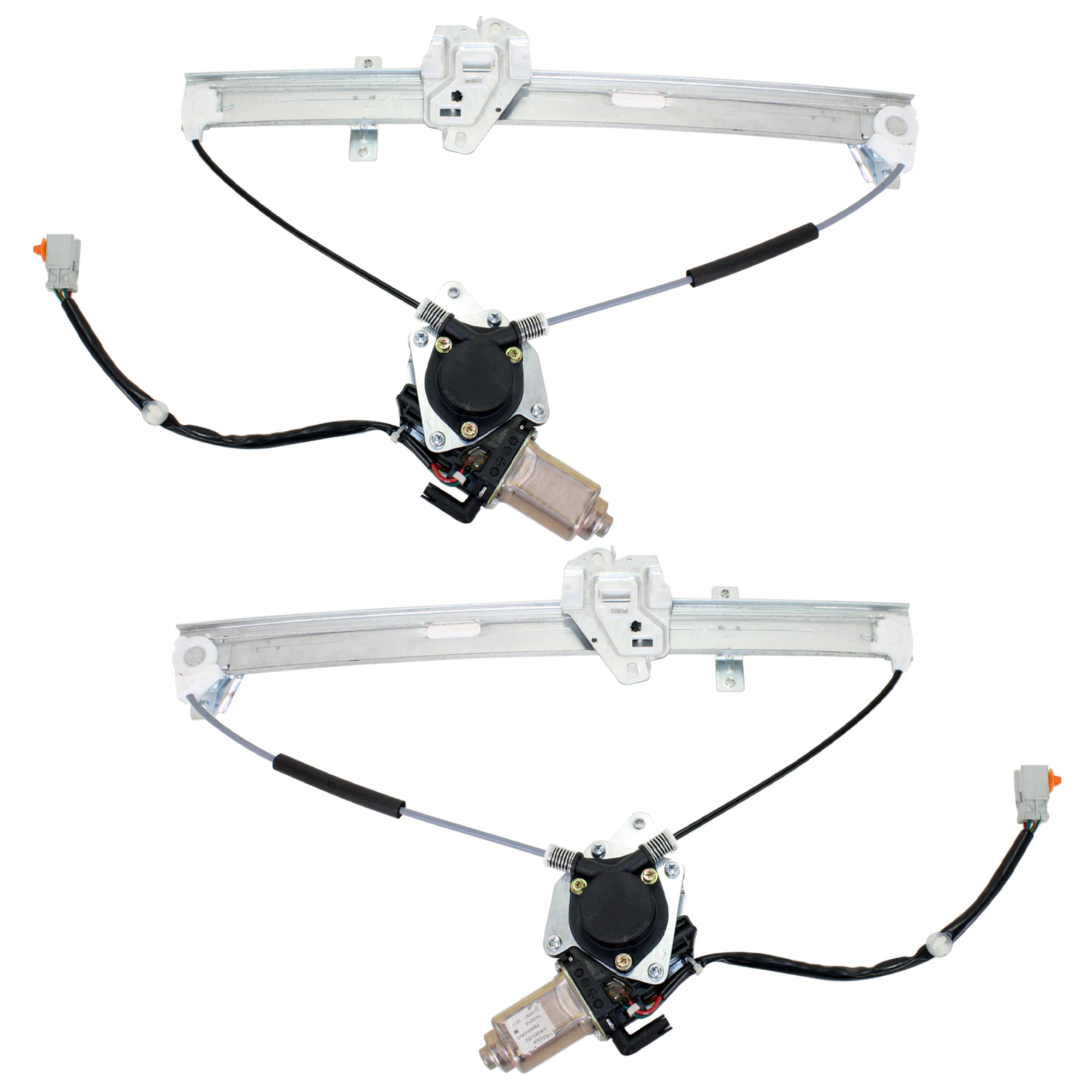 AM FIT 07-08 FRONT WINDOW REGULATOR RH AND LH Power w Motor SKU SET JH462959 Partslink HO1350122 HO1351122 OEM 72210SAAG03-72250SAAG03