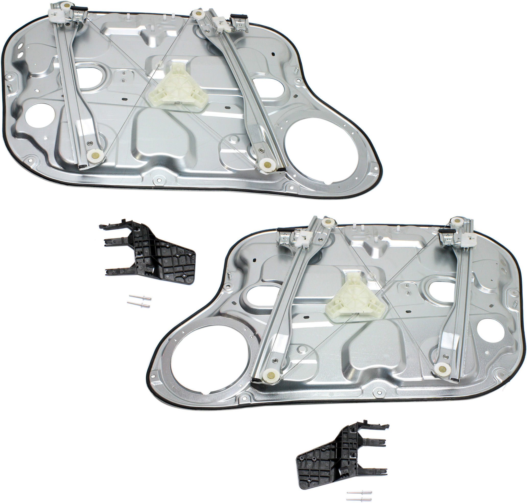 AM ELANTRA 07-09 FRONT WINDOW REGULATOR RH AND LH Power Without Motor SKU SET JH462977 Partslink HY1350121 HY1351121 OEM 824712H000-824812H000