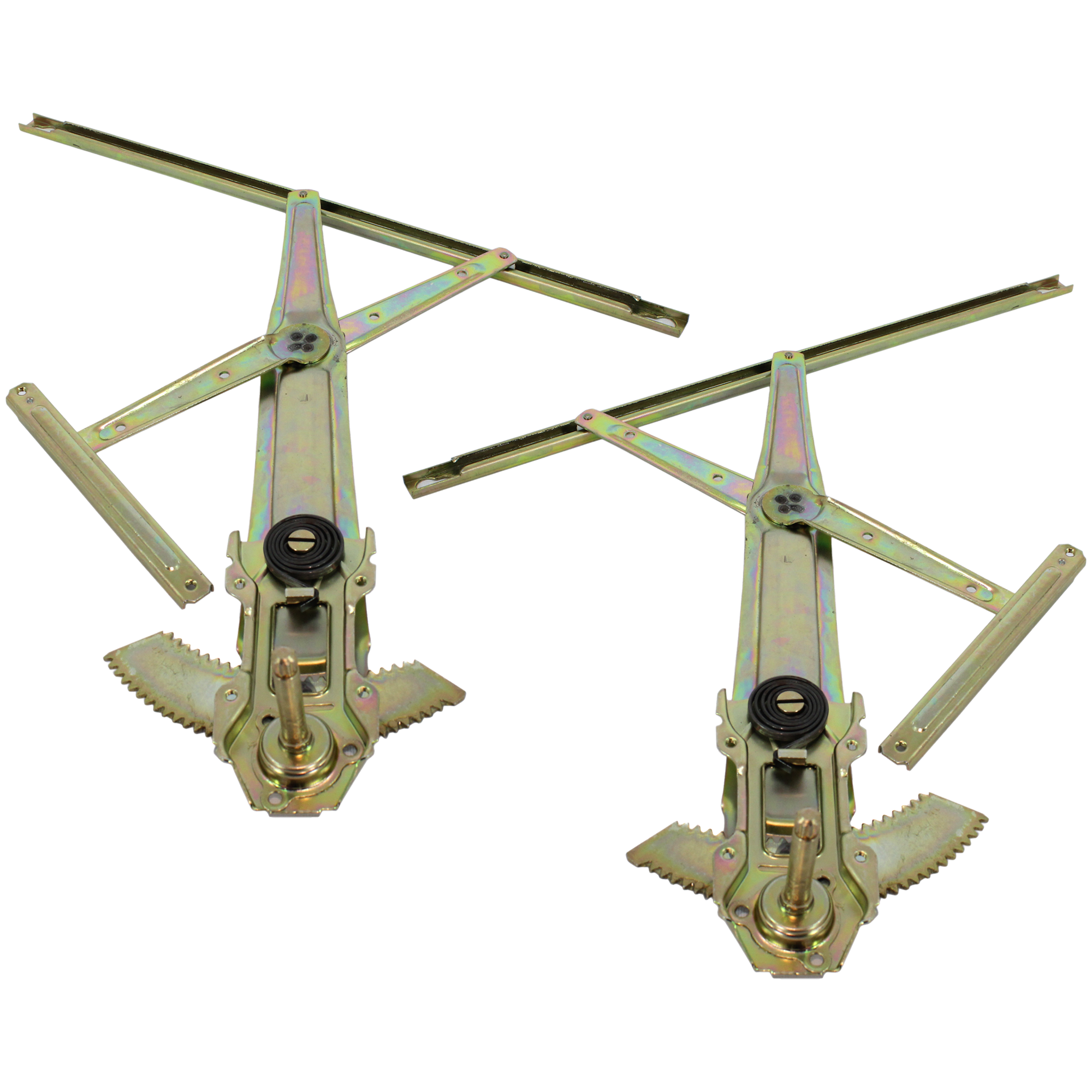 AM CIVIC 96-00 FRONT WINDOW REGULATOR RH AND LH Manual Manual Crank Type SKU SET JH462991 Partslink HO1350138 HO1351138 OEM 72210S00003-72250S00003