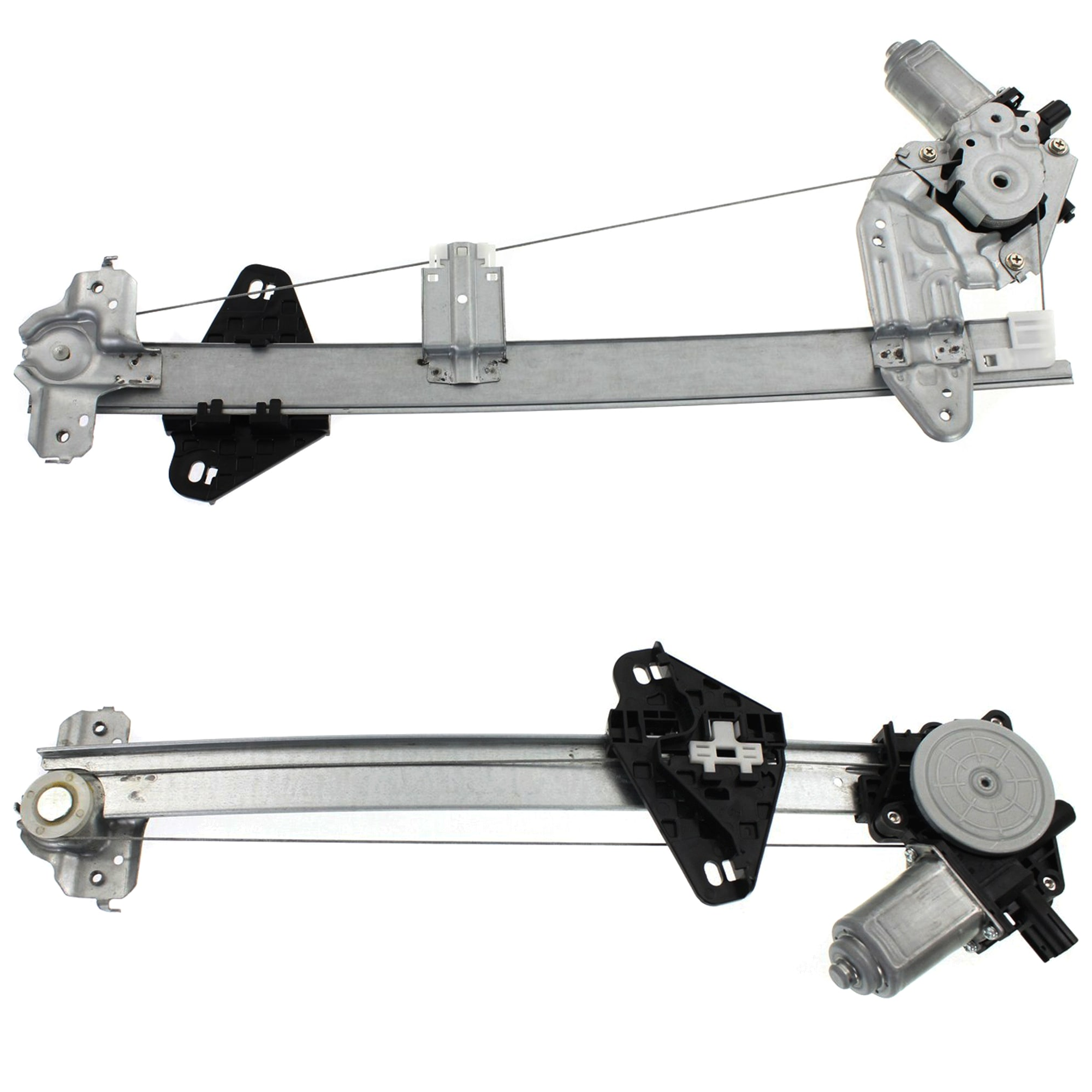 AM FIT 09-14 FRONT AND REAR WINDOW REGULATOR LH Power w Motor SKU SET JH462996-2L Partslink HO1350149 HO1550122 OEM 72250TF0G01-72750TF0003