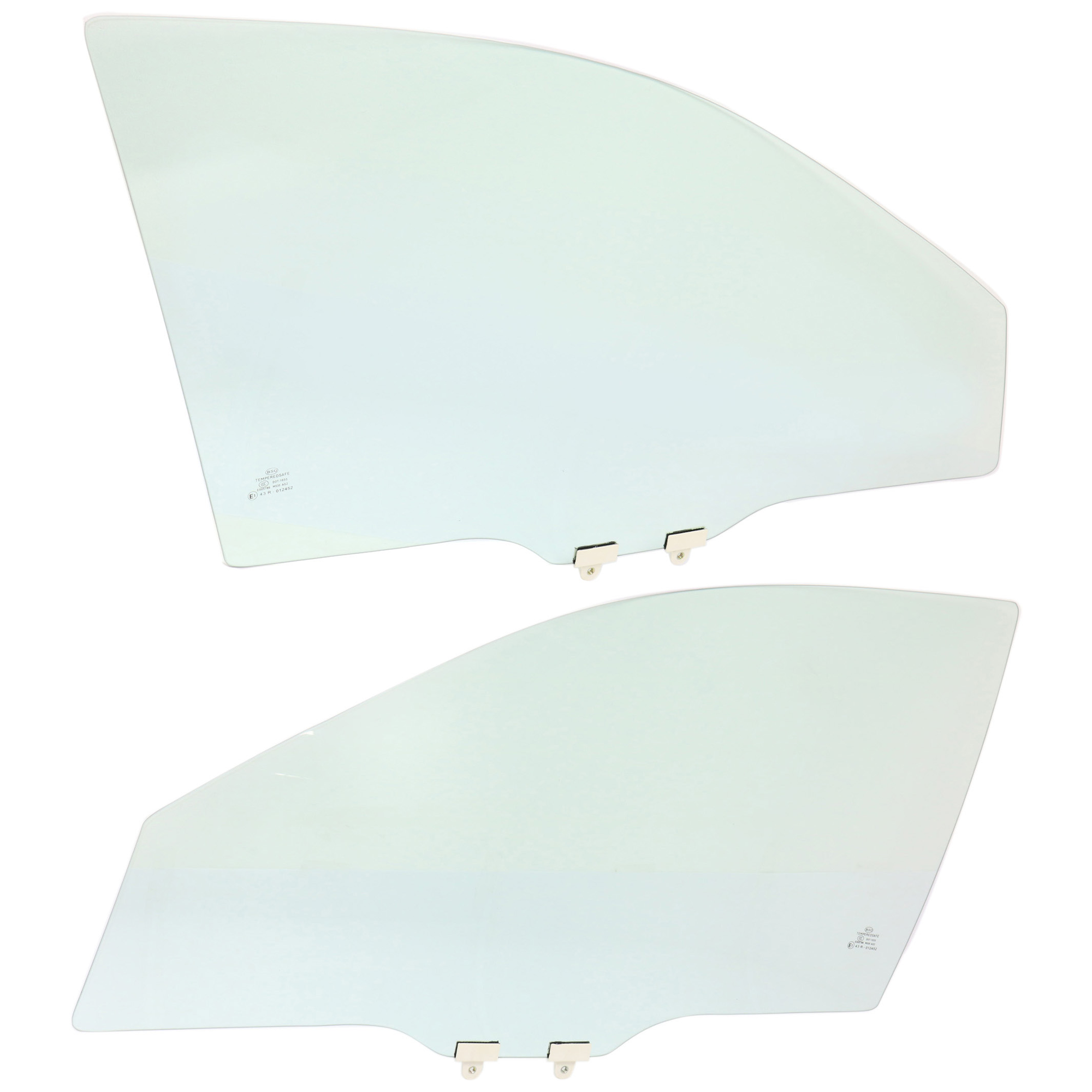 AM ACCORD 03-07 FRONT DOOR GLASS RH and LH Clear 4 Door USA Built DX LX 4Cyl with Clip SKU SET JH480107 OEM 73300SDAA10-73300SDCA01 FD2180