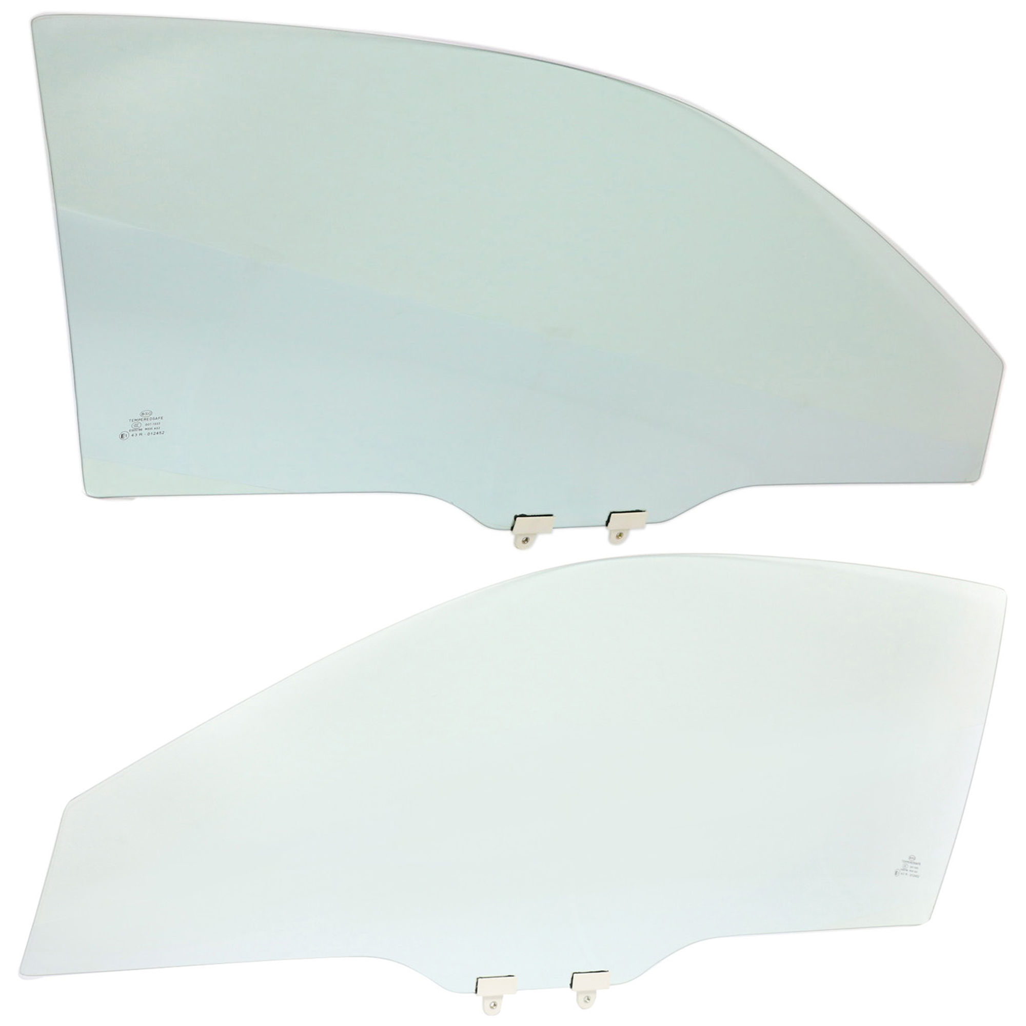 AM HONDA CIVIC 01-05 FRONT DOOR GLASS RH AND LH Green Tint 2 Door Coupe SKU SET JH480109 OEM 73300S5PA00 FD21173GTYN 73350S