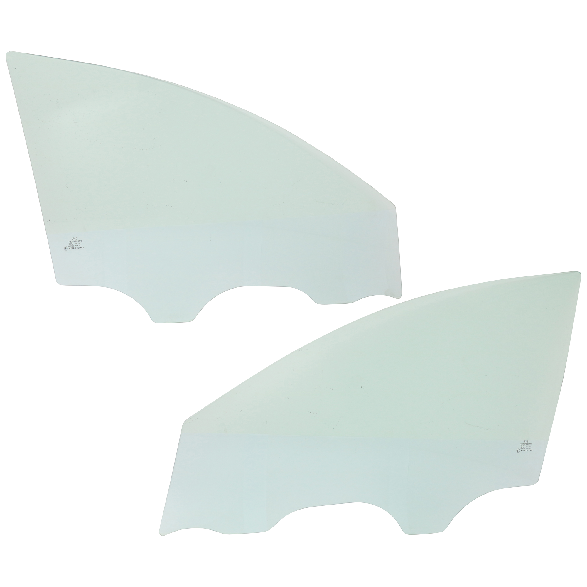 AM ELANTRA 09-12 FRONT DOOR GLASS RH AND LH Clear 4 Door Hatchback Wagon SKU SET JH480139 OEM 824112L210 FD24217GTNN 824212L