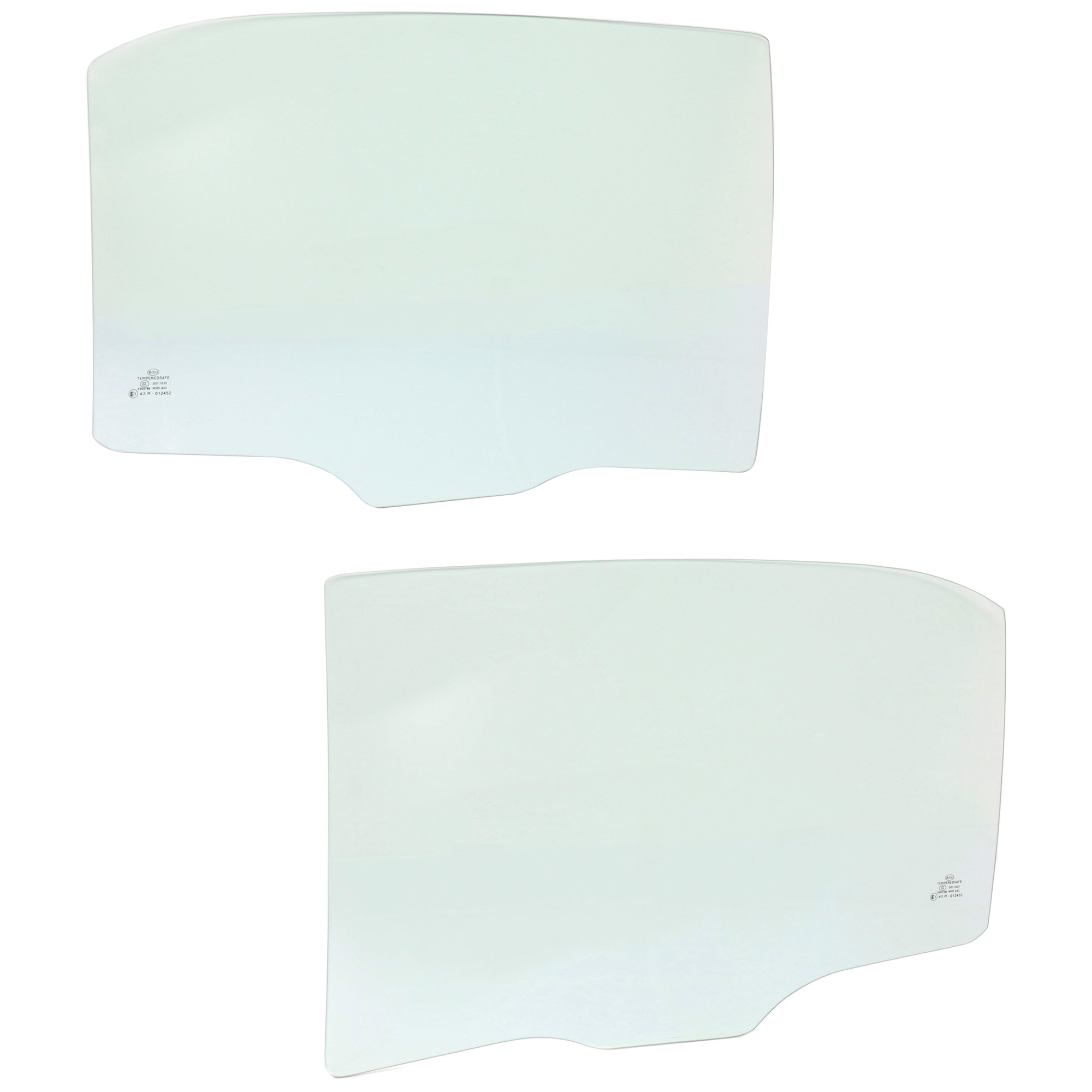 AM ACCORD 03-07 REAR DOOR GLASS RH and LH Green Tint w Clips 4 Door SKU SET JH481303 OEM 73400SDAA10 FD21808GTNN 73450S