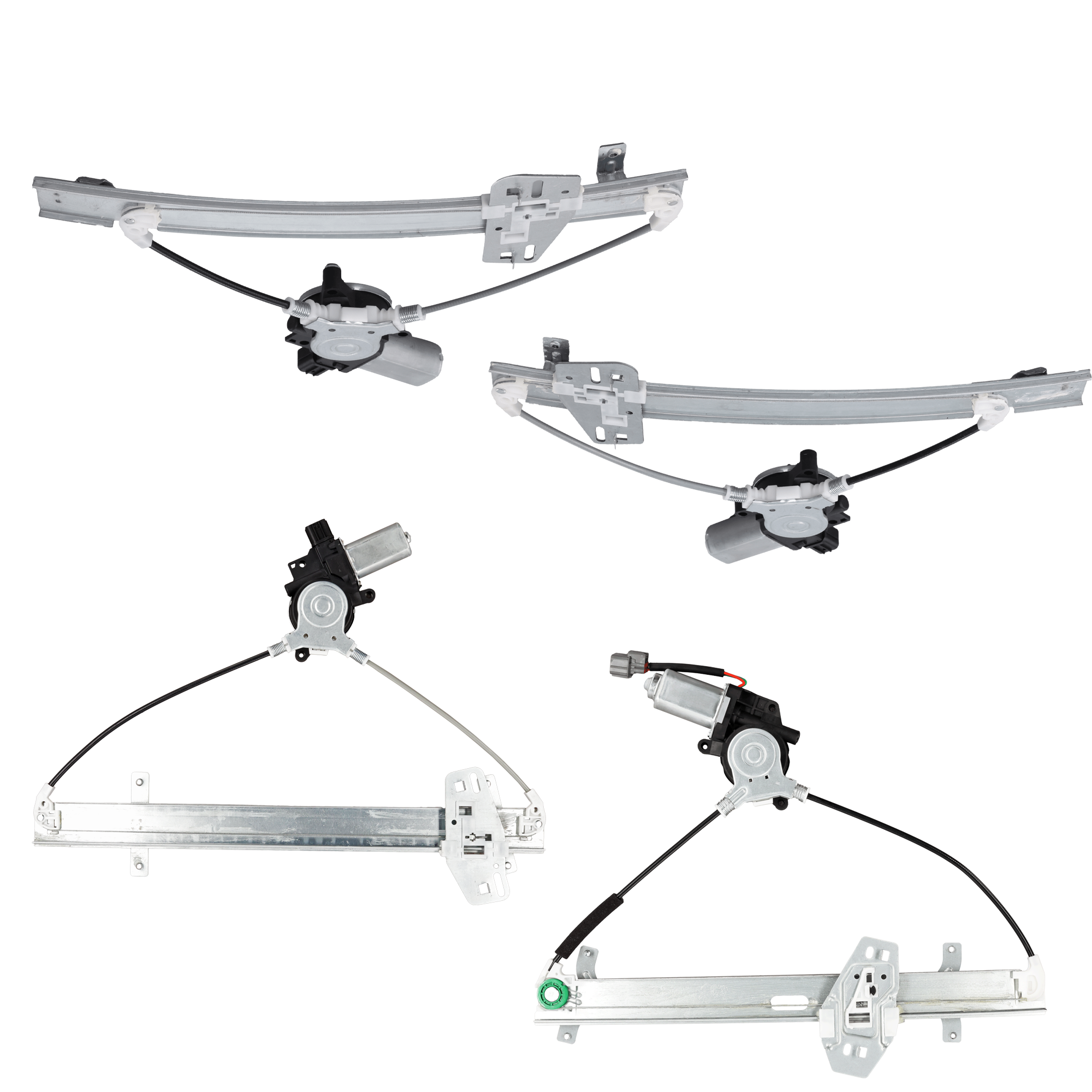 AM ACCORD 03-07 FRONT AND REAR WINDOW REGULATOR RH AND LH SKU SET JH491709-4 Partslink HO1350109 HO1351109 HO1550106 HO1551107 OEM 72210SDAA02-72250SDAA02-72710S