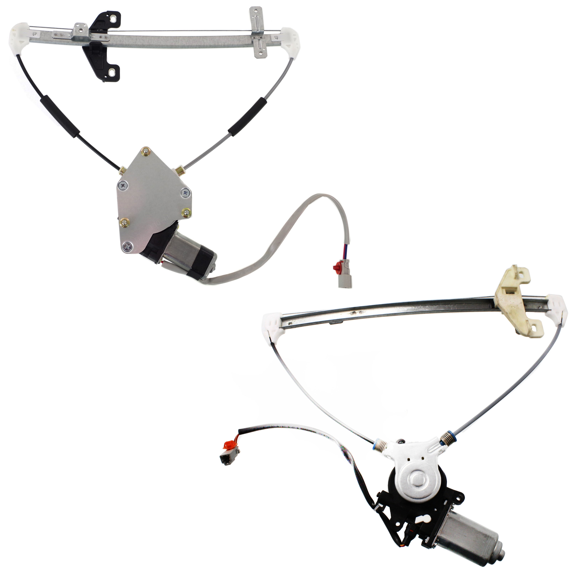 AM CIVIC 01-05 REAR WINDOW REGULATOR RH AND LH Power w Motor Sedan Canada USA Built SKU SET JH491711 Partslink HO1550103 HO1551103 OEM 72710S5DA05-72750S5DA05