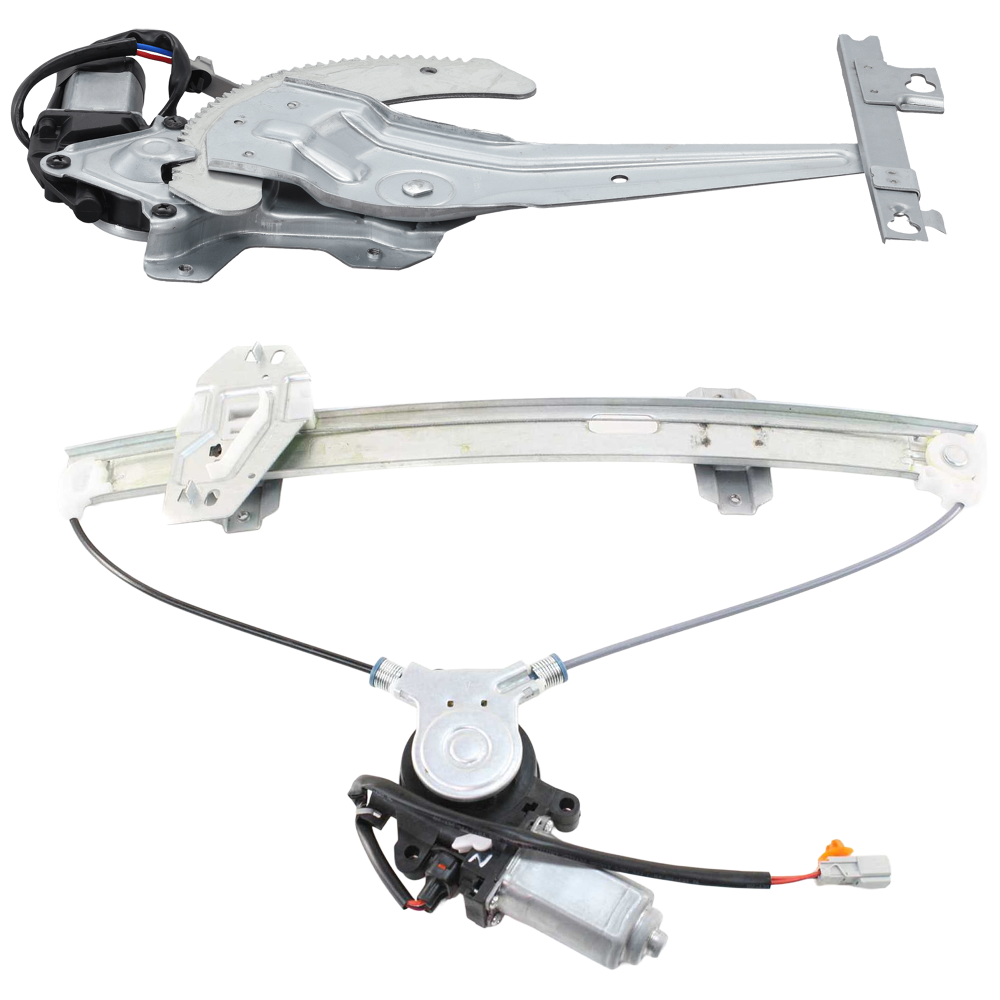 AM CIVIC 96-00 FRONT AND REAR WINDOW REGULATOR RH Power w Motor Sedan 96-96 Japan Built SKU SET JH491729 A Partslink HO1351118 HO1551114 OEM 04721S01A01 PFM 04721S01A00 PF