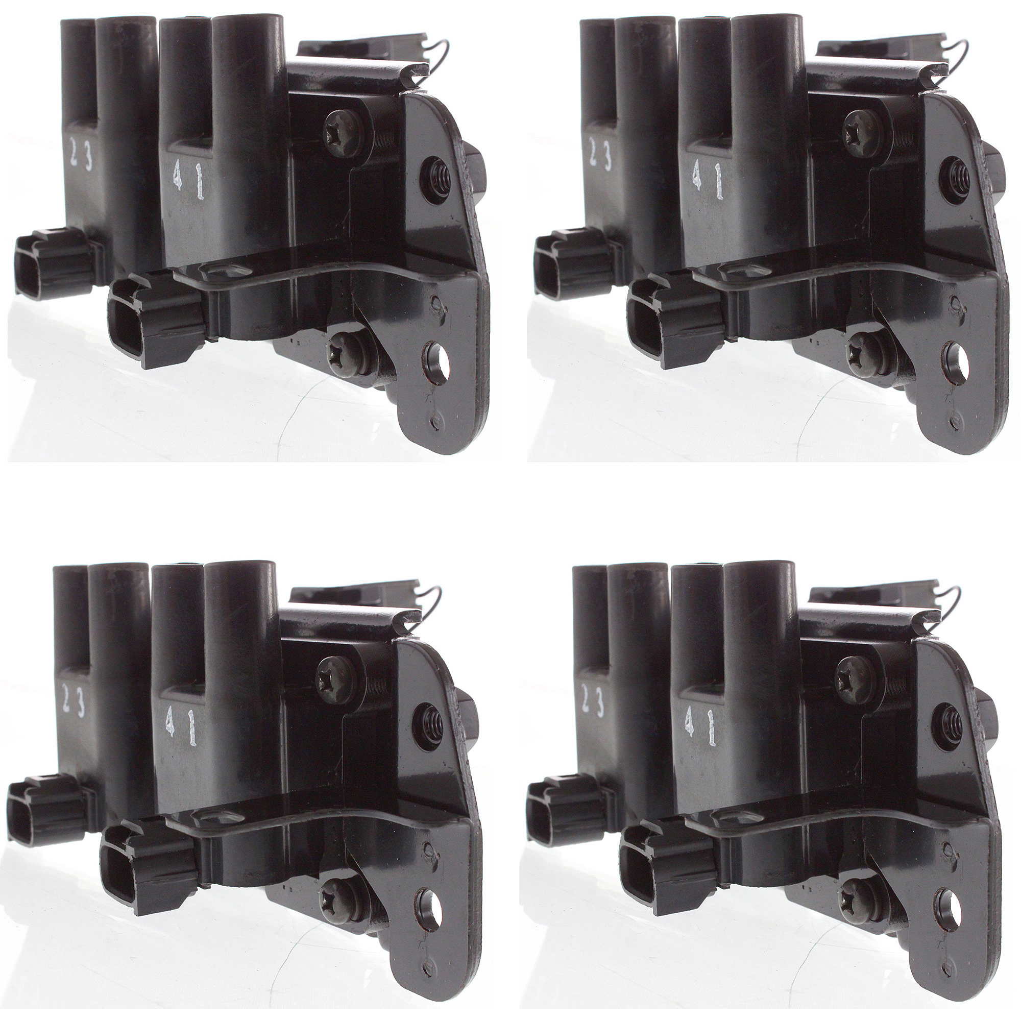AM ACCENT 01-05 IGNITION COIL 12 Volts 2 Blade Male Terminals Set of 4 SKU SET JH504604-4