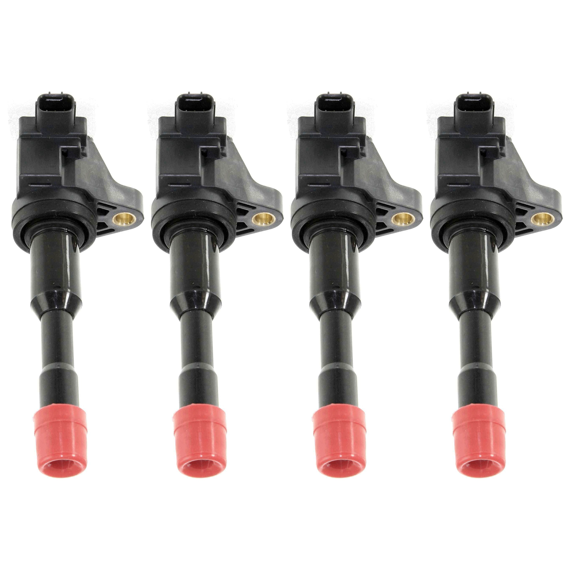AM CIVIC 03-09 IGNITION COIL Set of 4-12 Volts Blade Type 3 Prong Male Terminal Coil Pack Style SKU SET JH504611-4