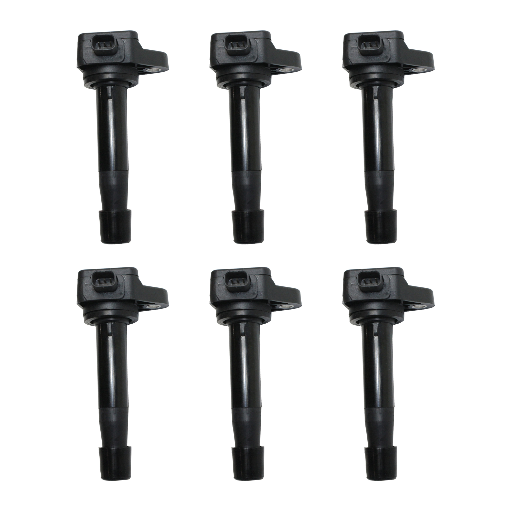 AM ACCORD 08-12 ODYSSEY 08-17 IGNITION COIL 12 Volts Blade Type 3 Male Terminals Direct Ignition Set of 6 SKU SET JH504625-6 OEM 49020-50190-230182-250190-3681