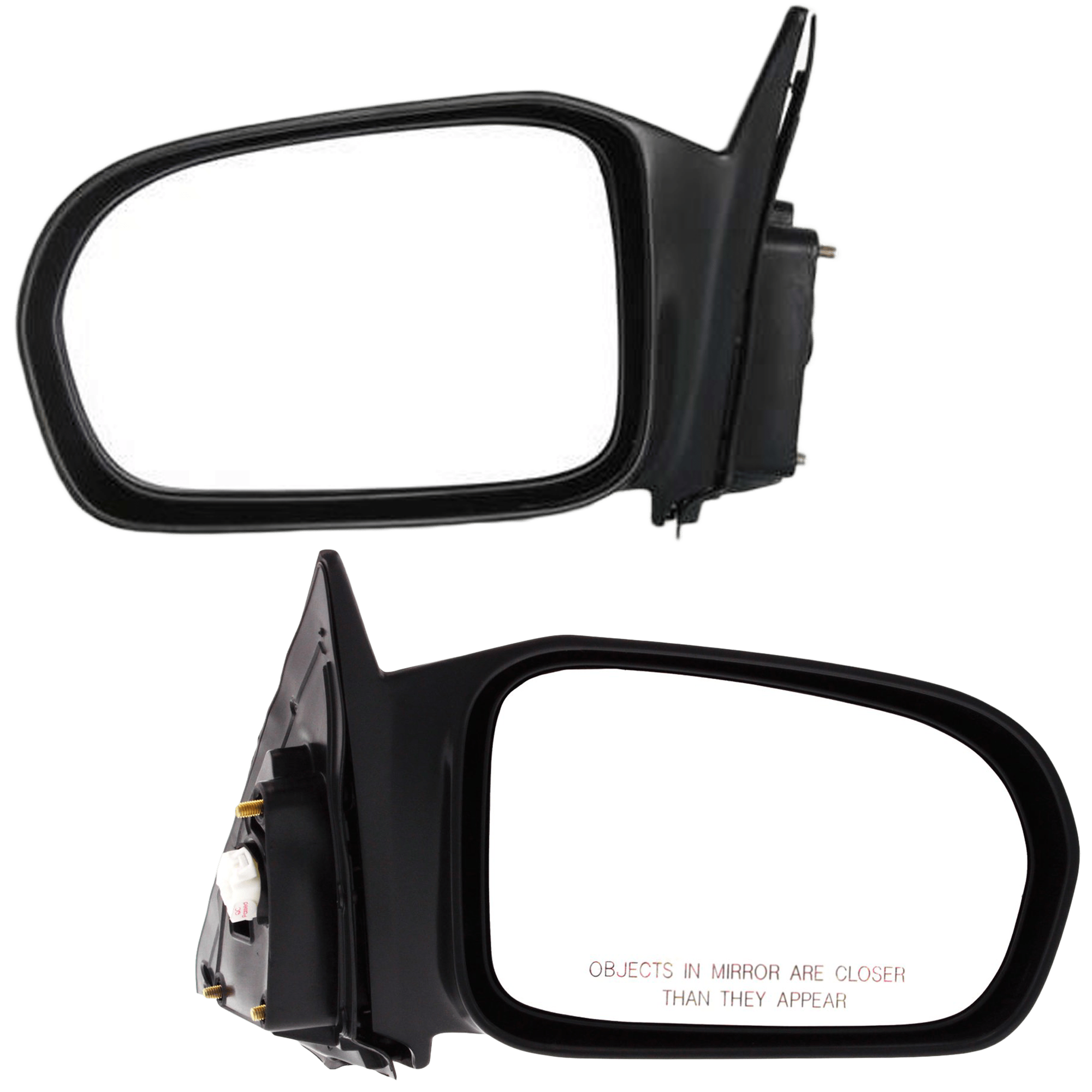 AM CIVIC 01-05 MIRROR RH AND LH Power Non Folding Non Heated Paintable No Auto dimming BSD Memory and Signal Light HX LX Models Coupe USA Built Vehicle SKU SET JHD35ER Partslink HO1320138 HO1321138 OEM 76200S5PA11-76250S5PA11