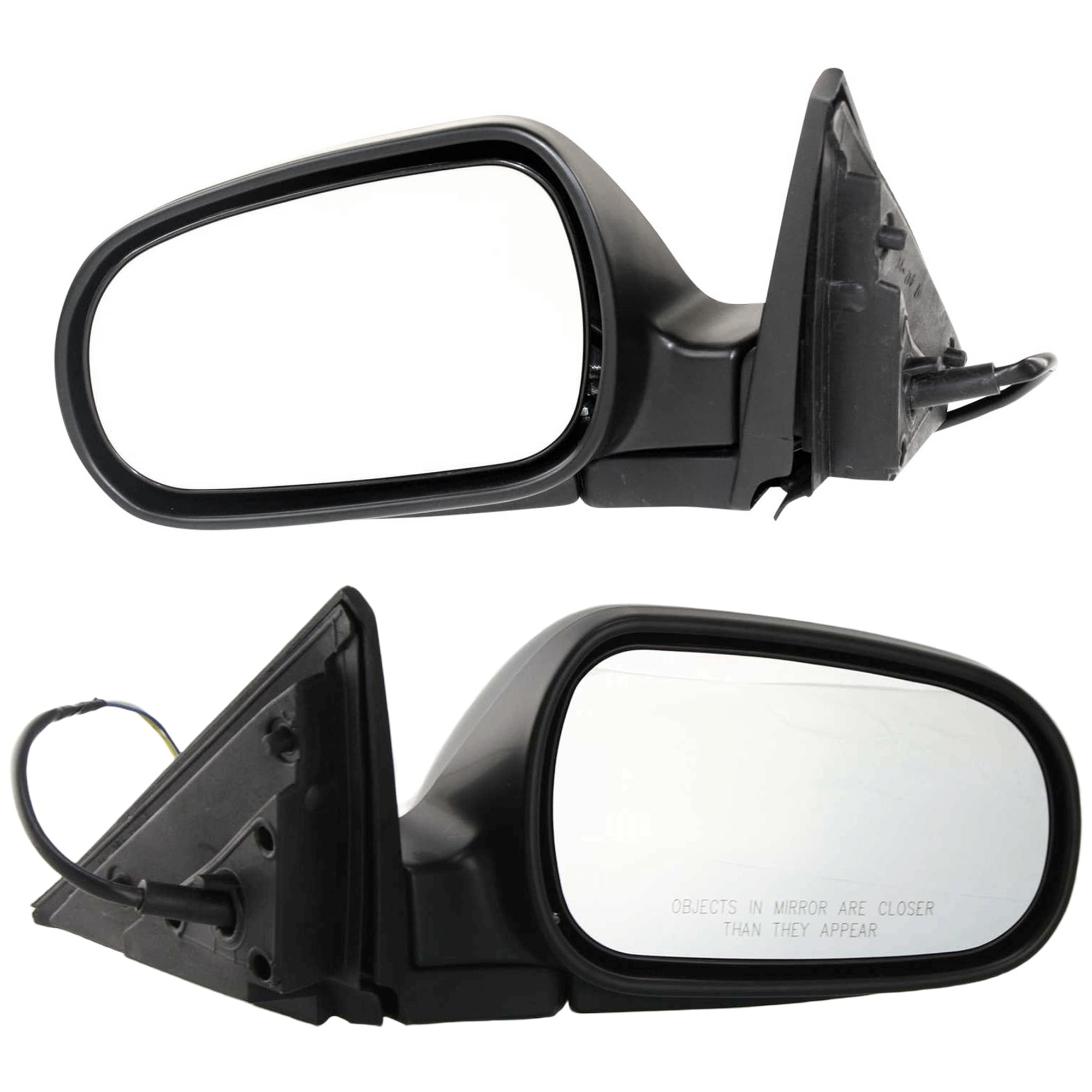 AM PRELUDE 97-01 MIRROR RH AND LH Power Manual Folding Non Heated Paintable SKU SET JHD41ER Partslink HO1320145 HO1321145 OEM 76200S30A22ZE 76250S30A22ZE