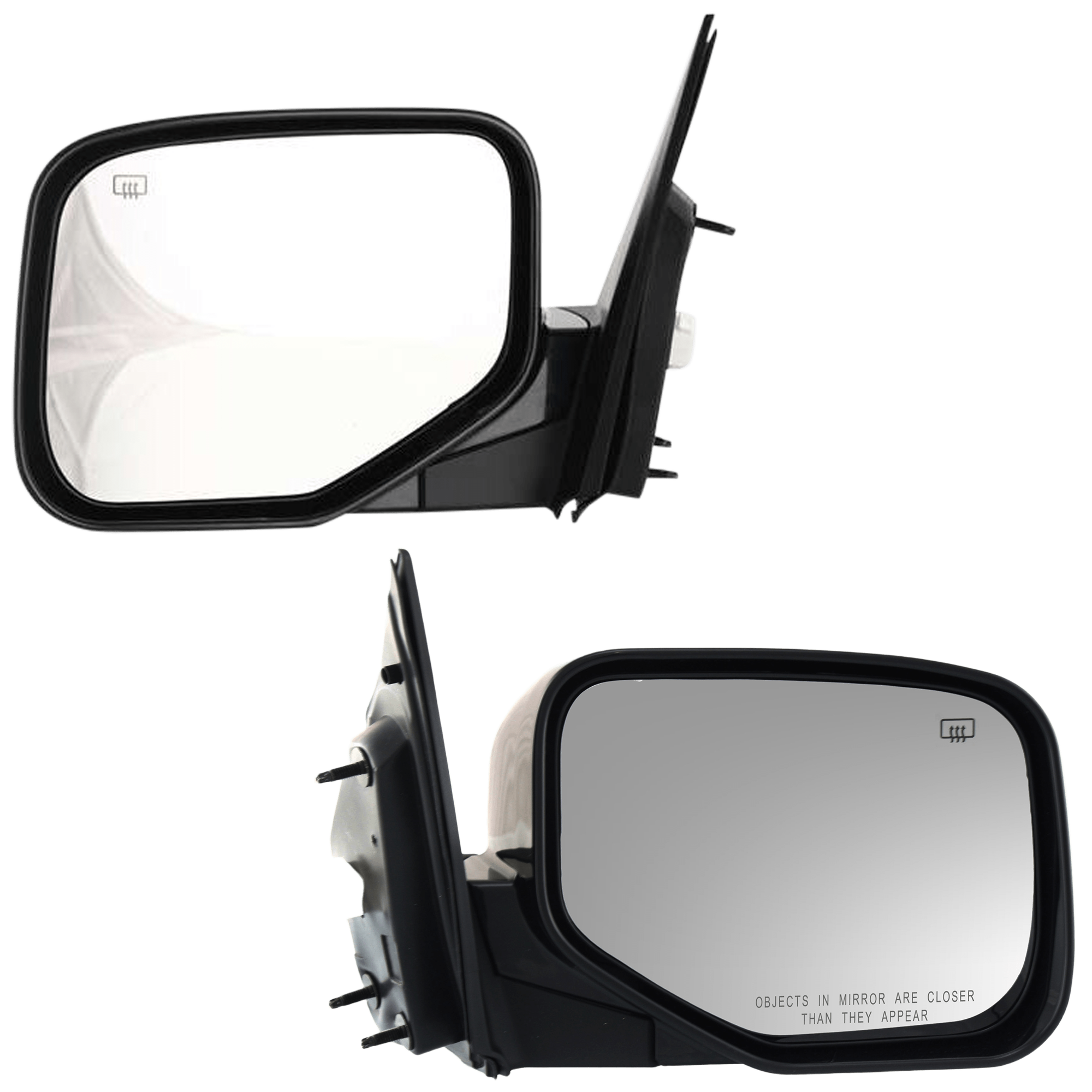AM RIDGELINE 06-14 MIRROR RH AND LH Power Manual Folding Heated Paintable SKU SET JHD48ER Partslink HO1320232 HO1321232 OEM 76200SJCA21ZF 76250SJCA21ZF