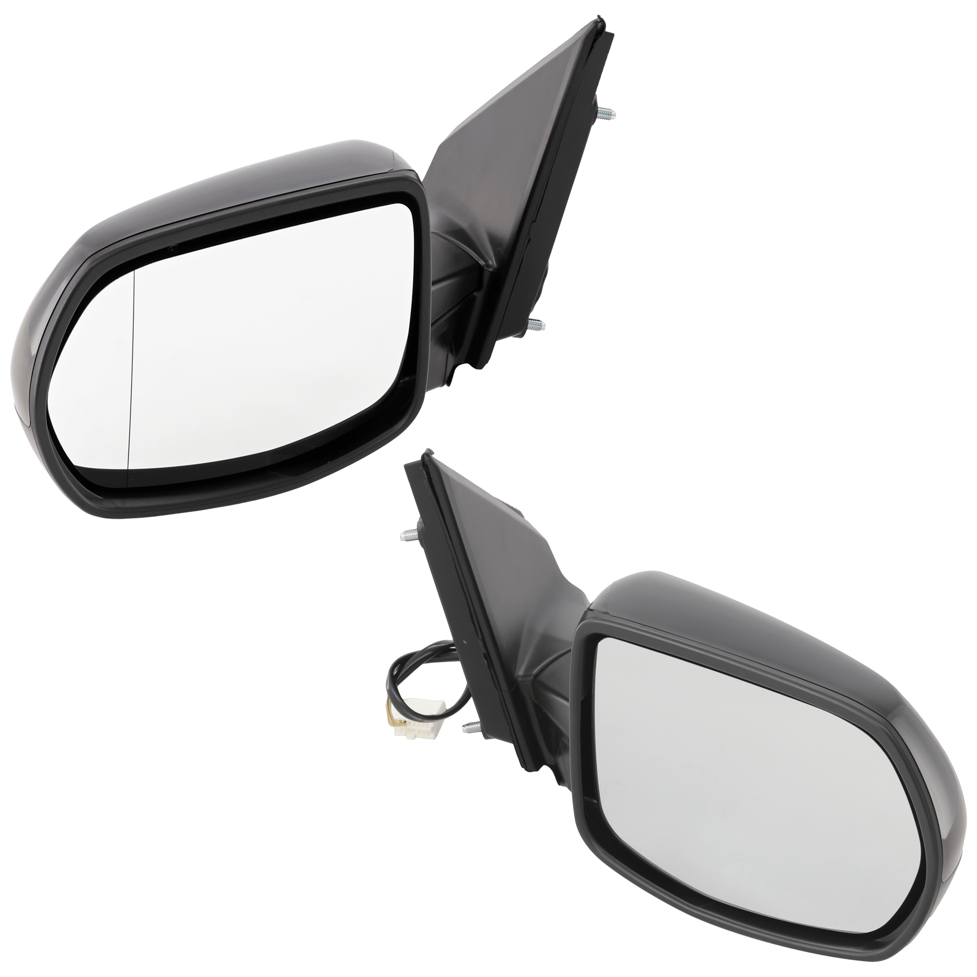 AM CR V 12-14 MIRROR RH AND LH Power Manual Folding Non Heated Paintable EX Model No Auto dimming BSD Memory and Signal Light SKU SET JHD64ER Partslink HO1320268 HO1321268 OEM 76208T0AA11 PFM 76258T0AA12 PF