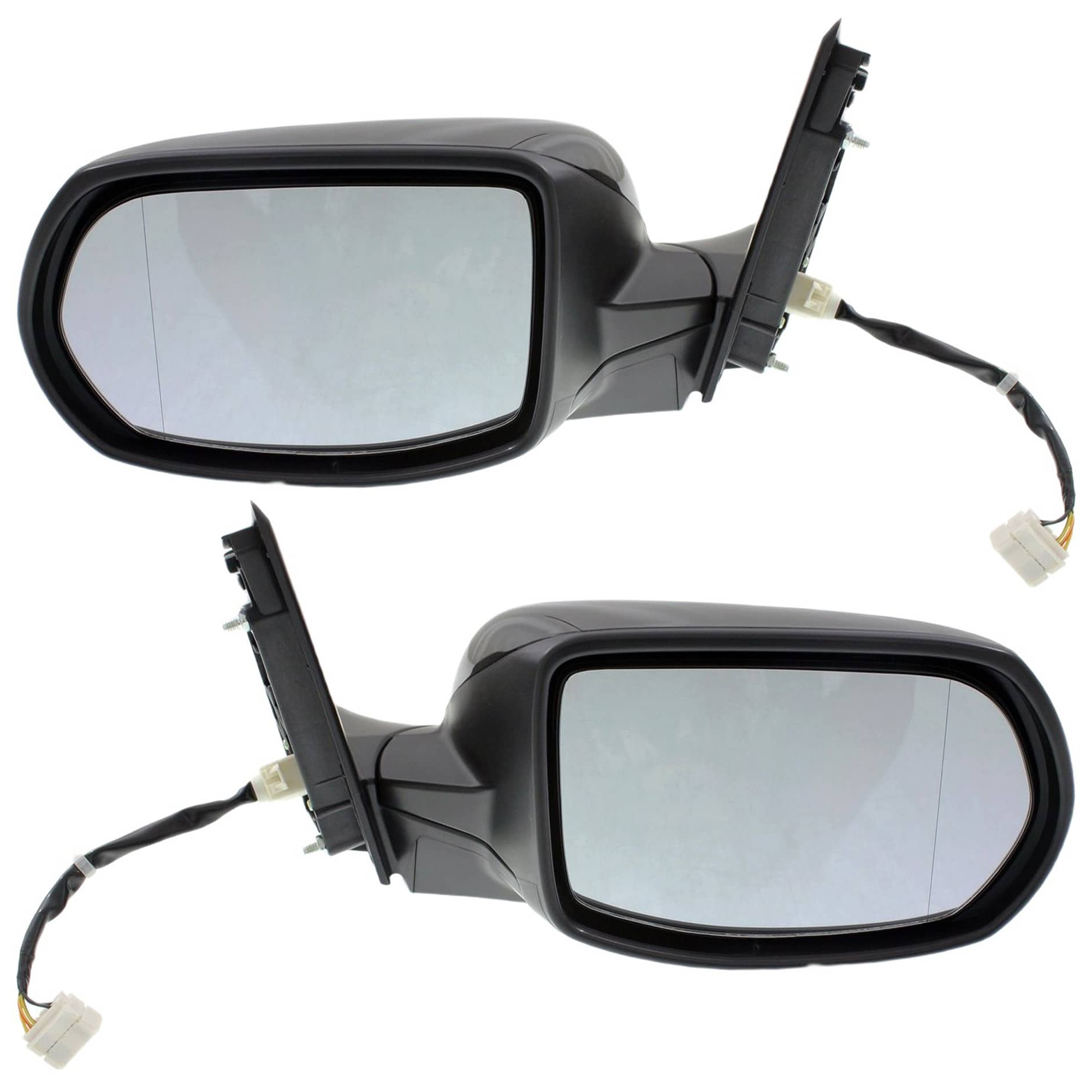 AM CR V 12-16 MIRROR RH AND LH Power Manual Folding Heated Paintable No Auto dimming BSD Memory and Signal Light EX EX L Model SKU SET JHD65ER Partslink HO1320295 HO1321295 OEM 76208T0AA21 PFM 76208T0AA22 PF