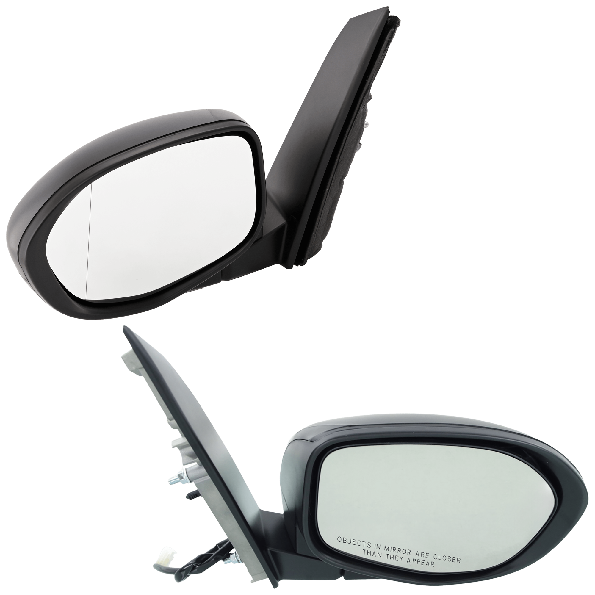 AM ODYSSEY 14-17 MIRROR RH AND LH Power Manual Folding Non Heated Paintable LX Model SKU SET JHD74ER Partslink HO1320277 HO1321277 OEM 76200TK8A41-76250TK8A41