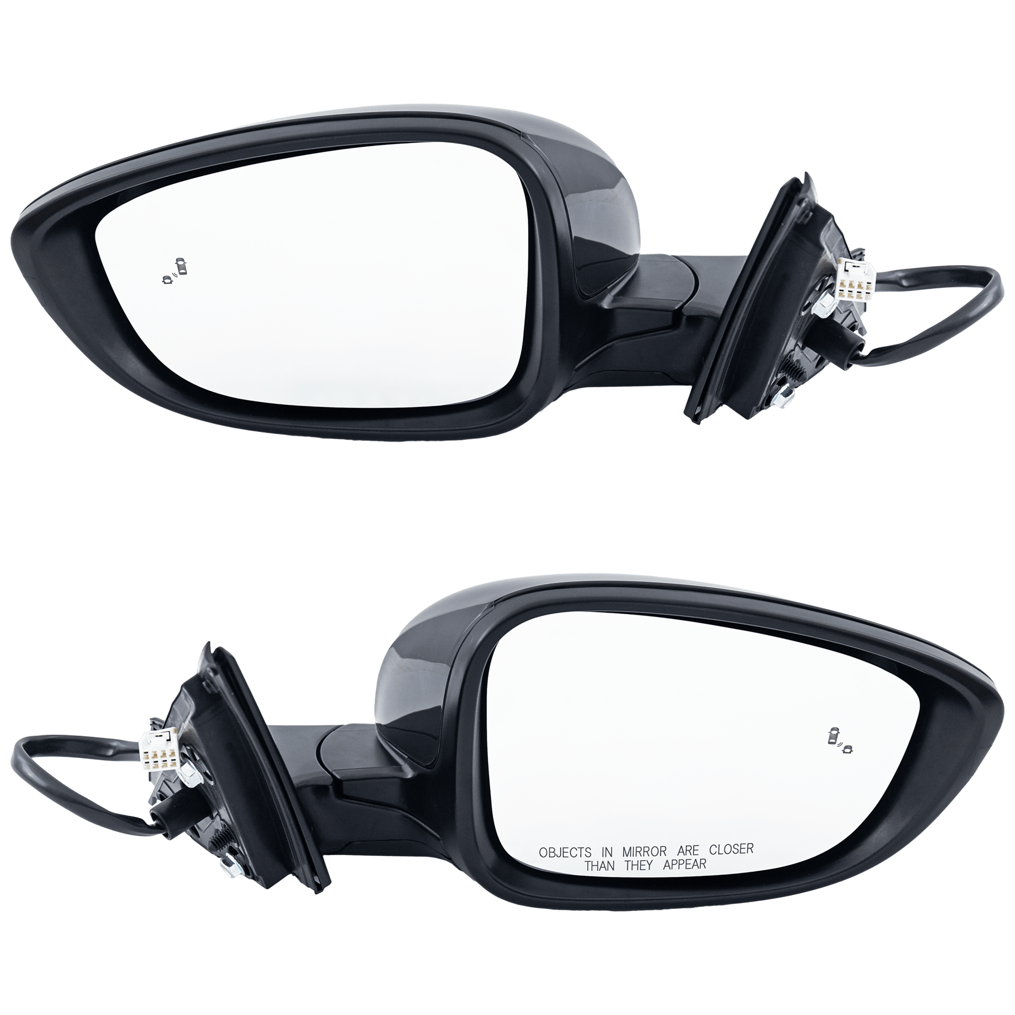 AM ACCORD 23-23 MIRROR RH AND LH Power Manual Folding Non Heated Paintable w Blind Spot Detection No Signal Memory Auto Dimming Puddle Light Hybrid Sport Model SKU SET JHD79ER Partslink HO1320358 HO1321358 OEM 7620830BA01 PFM 7625830BA01 PF