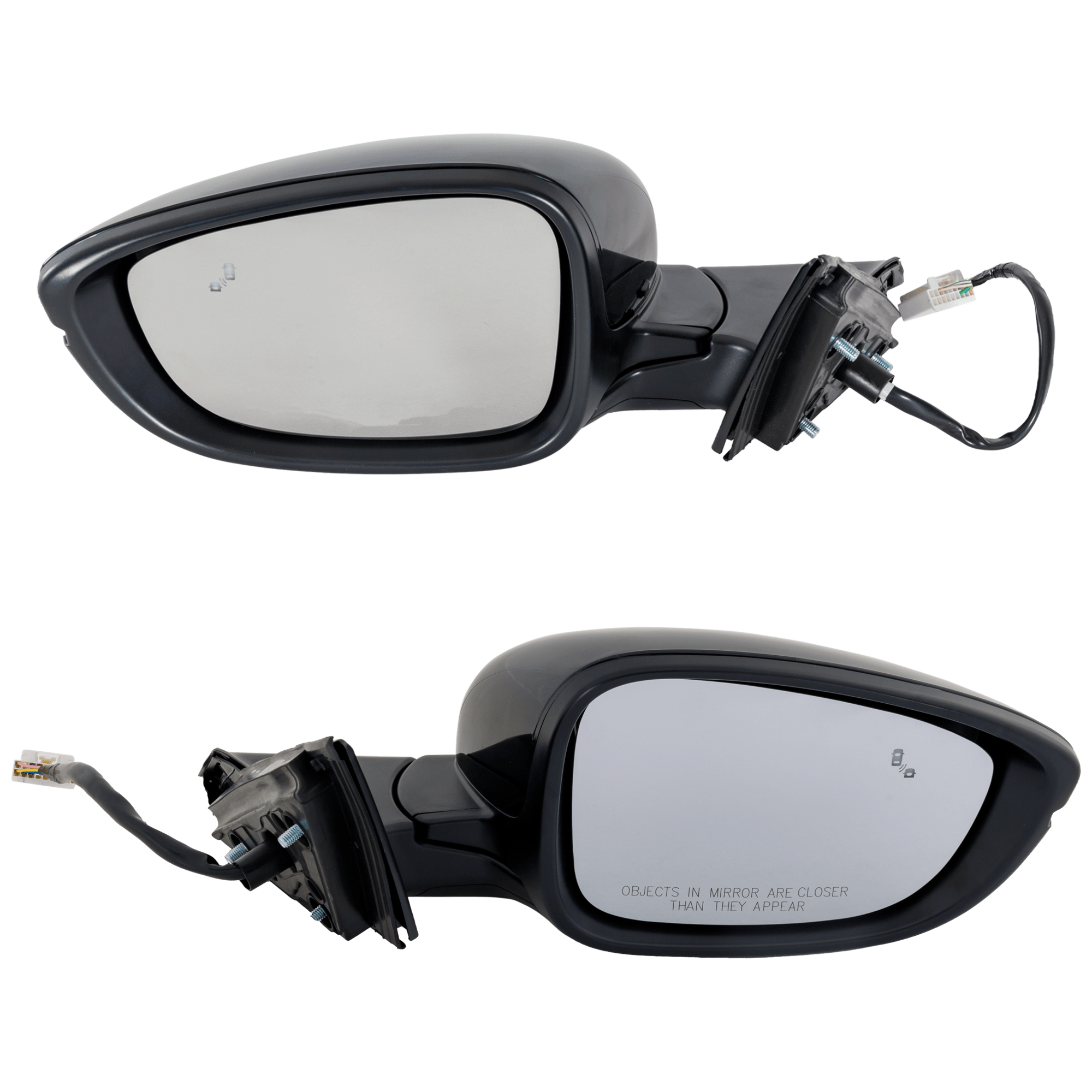 AM ACCORD 18-22 MIRROR RH AND LH Power Manual Folding Heated Paintable w In housing Signal Light BSD in Glass No Memory Puddle Light Auto Dimming SKU SET JHO111ER S Partslink HO1320330 HO1321331 OEM 76208TVAA52-76201TVAA31ZJ 7625