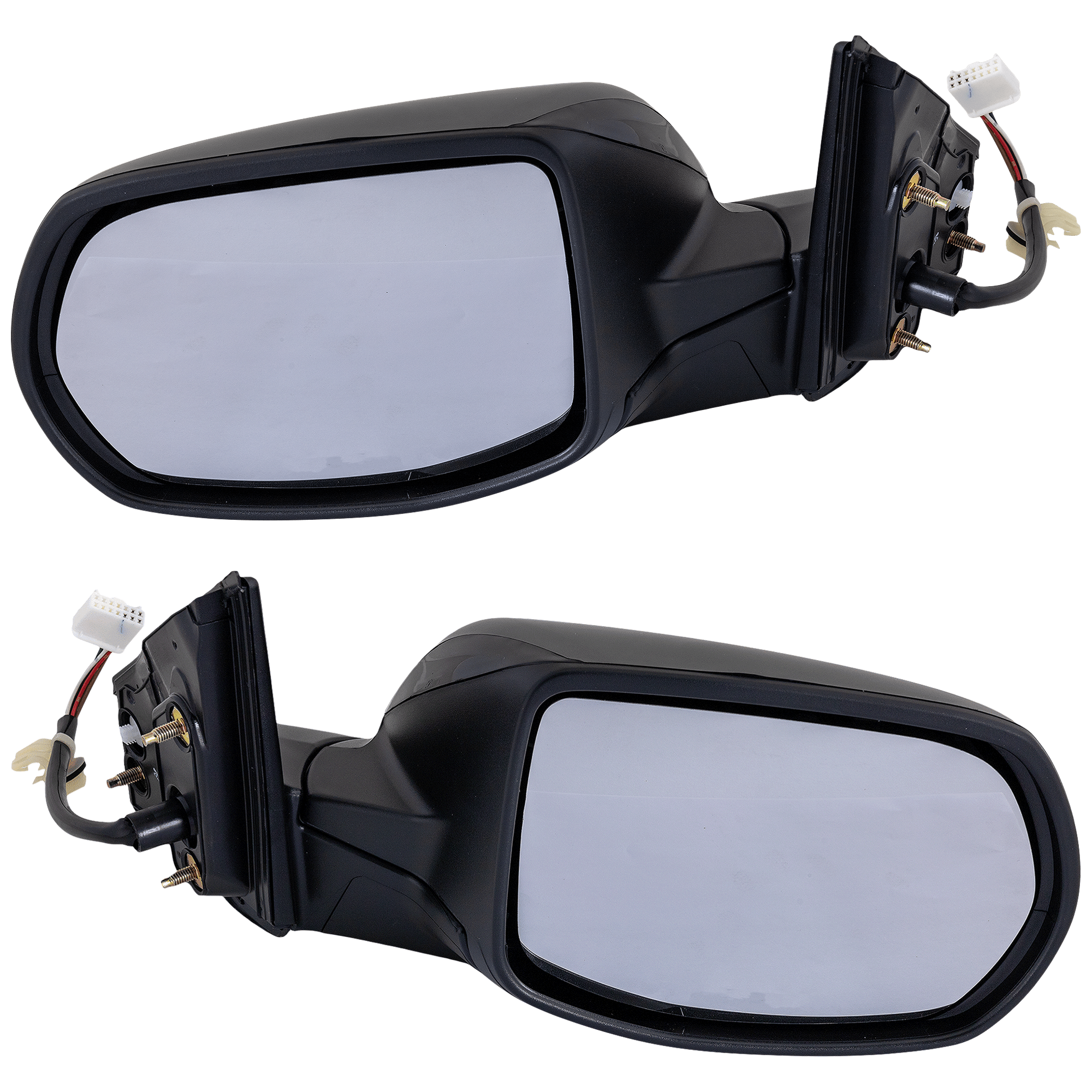AM CR V 17-21 MIRROR RH AND LH Power Manual Folding Heated Paintable No Auto dimming BSD Memory and Signal Light SKU SET JHO112ER Partslink HO1320325 HO1321325 OEM 76208TLCA11 PFM 76258TLCB11 PF