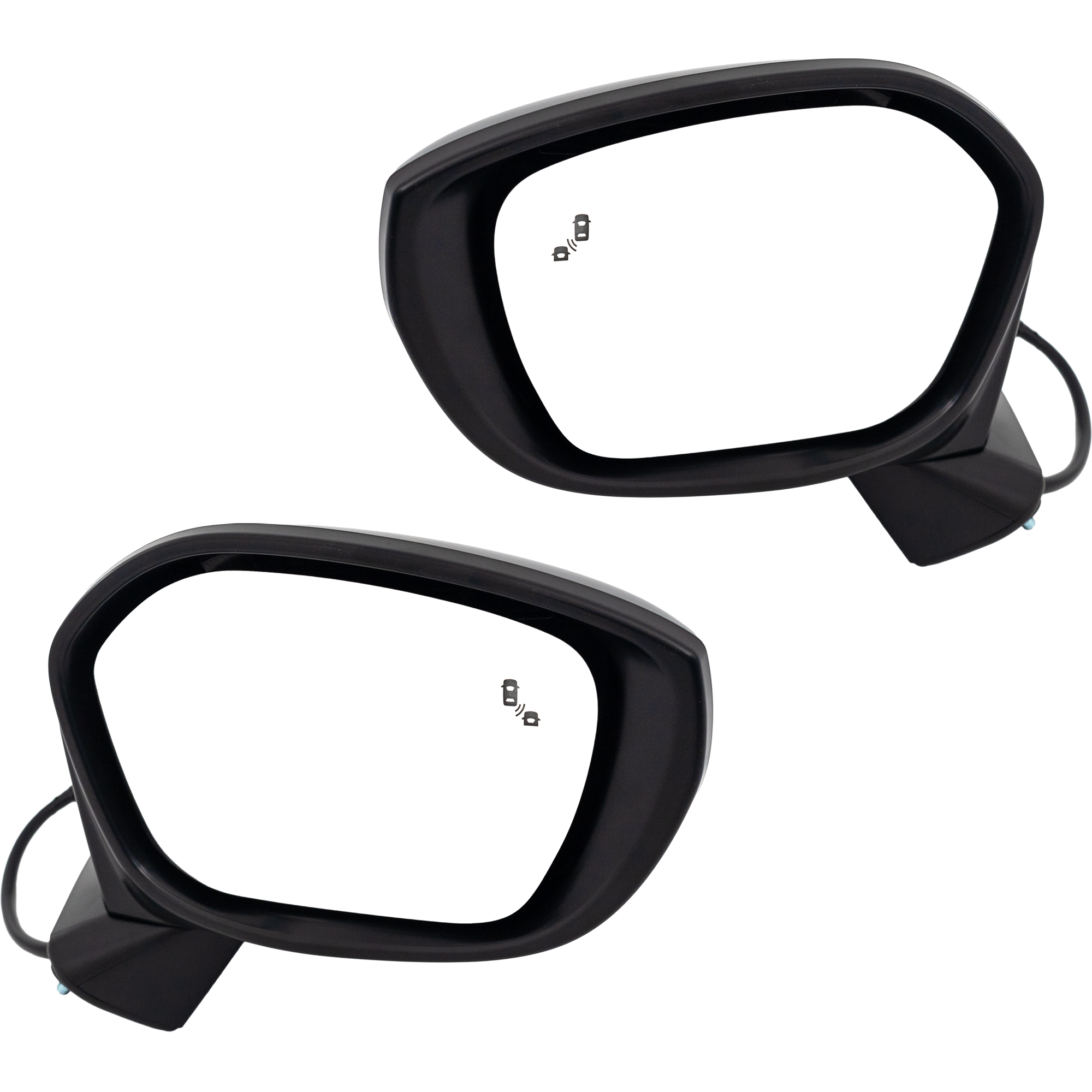 AM CIVIC 22-24 MIRROR RH AND LH Power Manual Folding Heated Paintable w BSD No Signal Light Memory Puddle Light Auto Dimming EX Model SKU SET JHO117ER Partslink HO1320351 HO1321351 OEM 76208T20A21 PFM 76258T20A21 PF