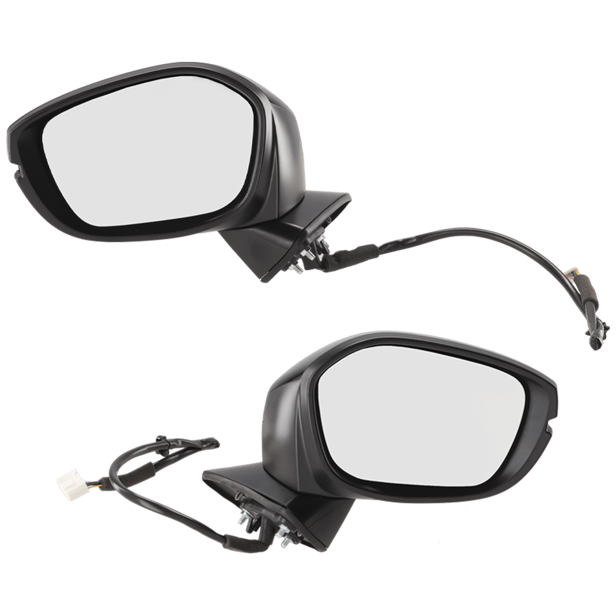 AM CIVIC 23-24 MIRROR RH AND LH Power Manual Folding Heated Paintable w Signal Light No Auto dimming BSD Memory and Puddle Light Sport Sport Touring Models Type 2 SKU SET JHO145ER Partslink HO1320370 HO1321370 OEM 76208T20A82 PFM 76258T20A82 PF