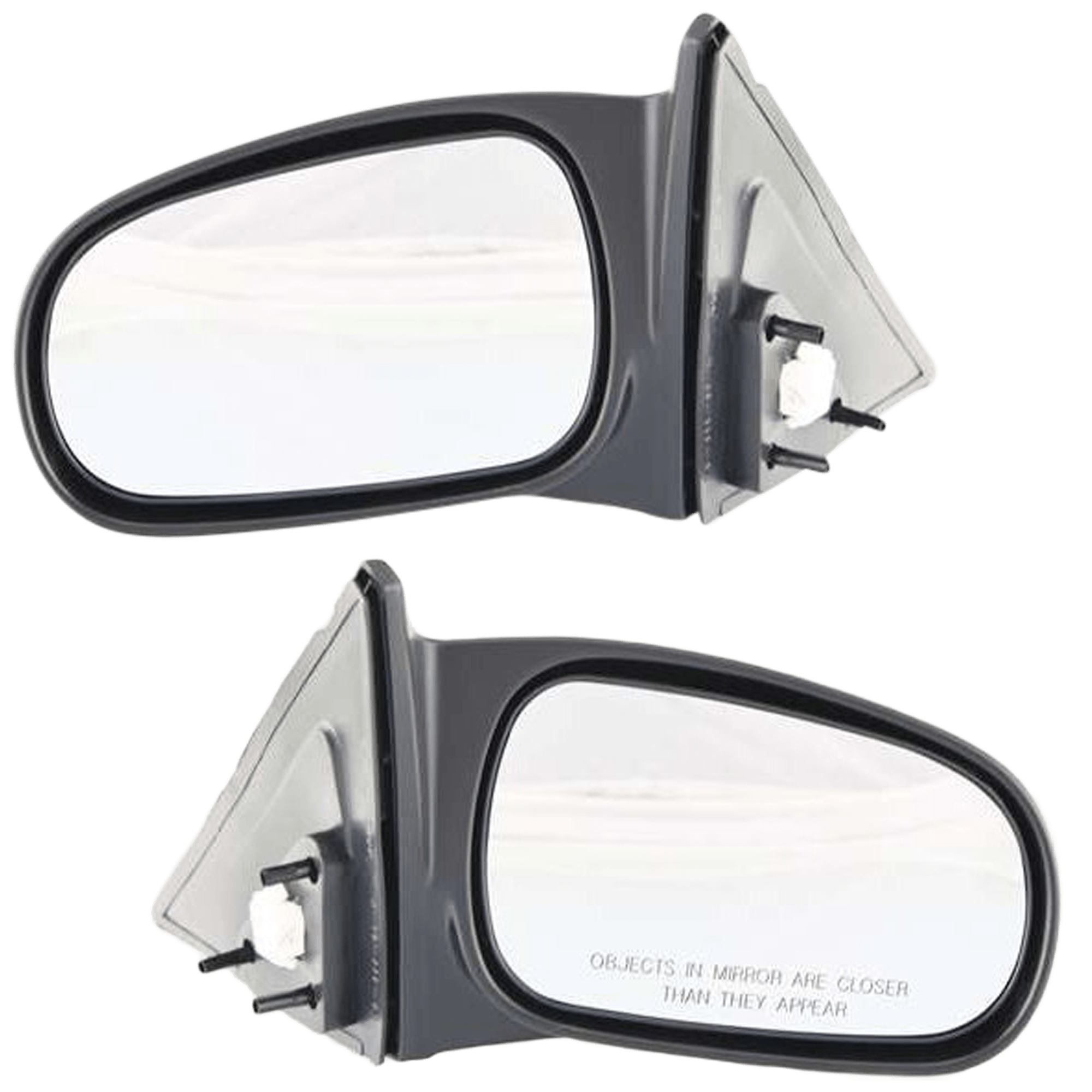 AM CIVIC 96-00 MIRROR RH AND LH Power Non Folding Non Heated Textured Sedan SKU SET JHO21ER Partslink HO1320101 HO1321101 OEM 76200S01A15-76250S01A15