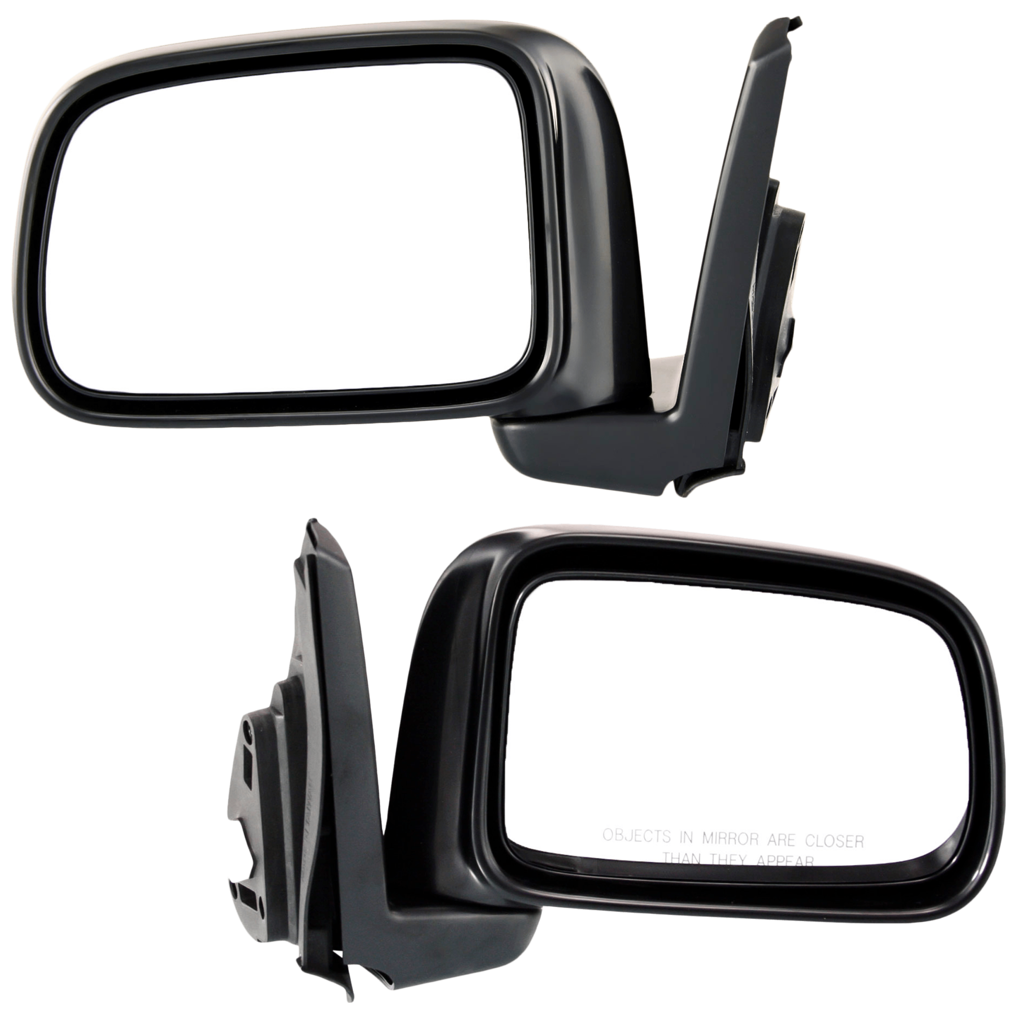 AM CR V 97-01 MIRROR RH AND LH Power Manual Folding Non Heated Paintable SKU SET JHO25ER Partslink HO1320115 HO1321115 OEM 76200S10A01-76250S10A01