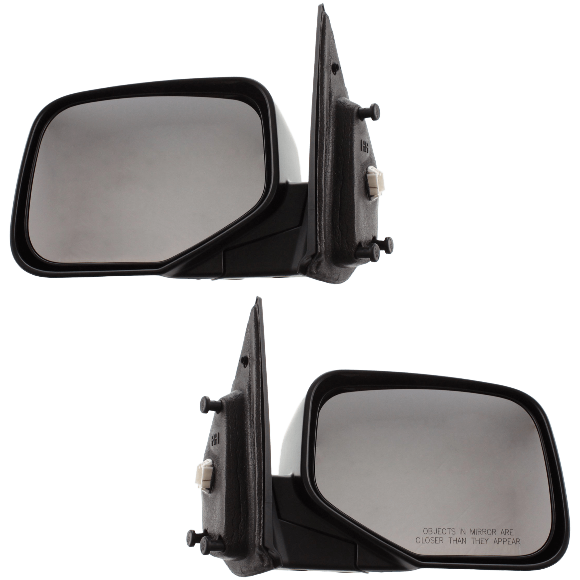 AM RIDGELINE 06-14 MIRROR RH AND LH Power Manual Folding Non Heated Textured SKU SET JHO38ER Partslink HO1320247 HO1321247 OEM 76200SJCA01ZF 76250SJCA01ZF