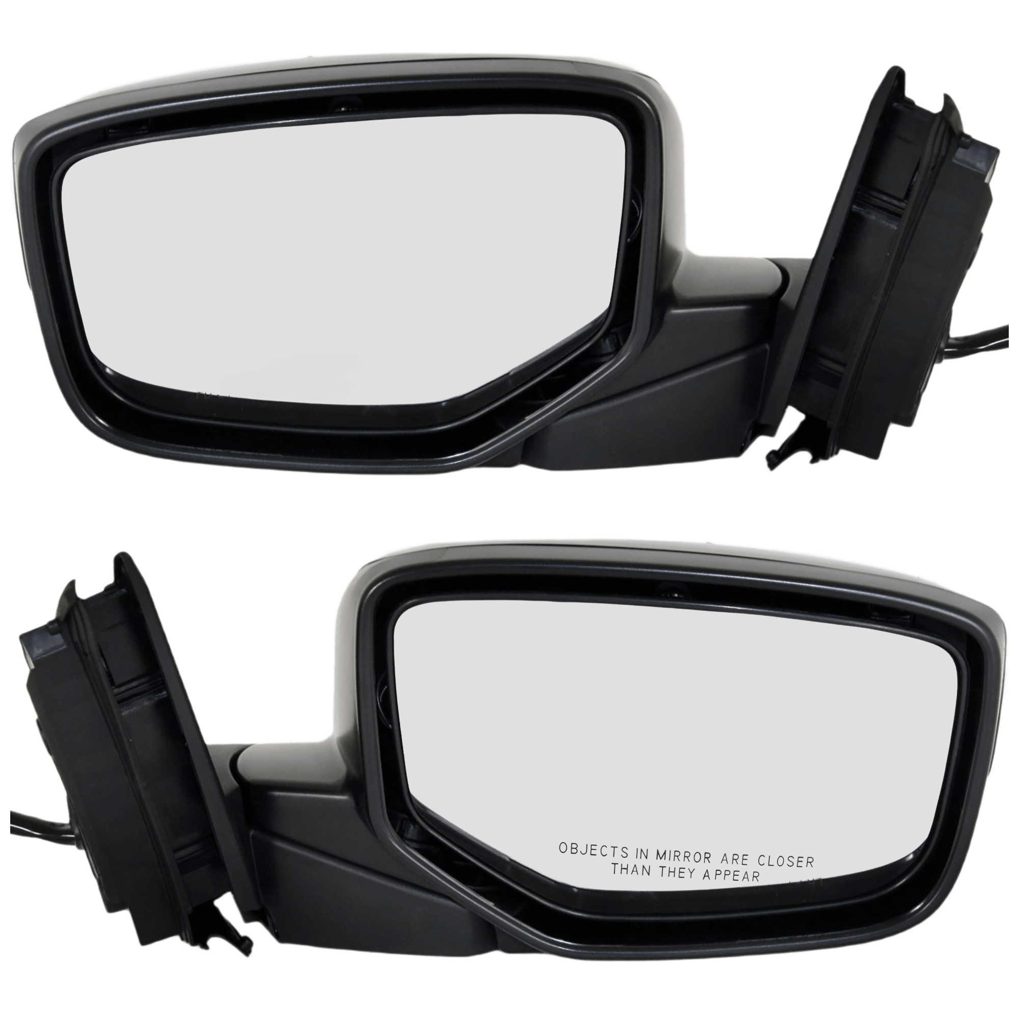 AM ACCORD CROSSTOUR 10-15 MIRROR RH AND LH Power Manual Folding Heated Paintable w Memory No Auto dimming BSD and Signal Light EX L Model SKU SET JHO48ER Partslink HO1320250 HO1321250 OEM 76208TP6A21 PFM 76258TP6A21 PF