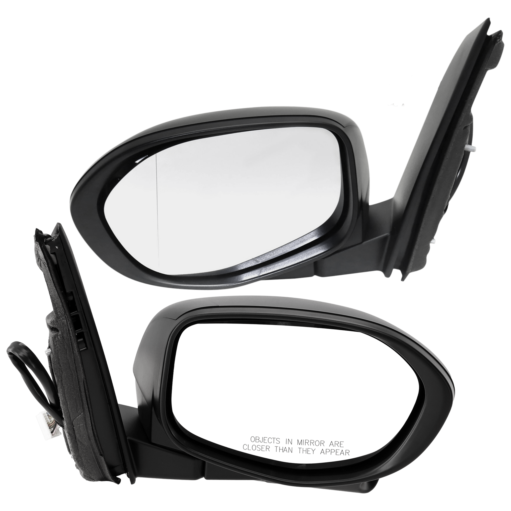 AM ODYSSEY 14-17 MIRROR RH AND LH Power Manual Folding Heated EX EX L Models Paintable SKU SET JHO62ER Partslink HO1320278 HO1321278 OEM 76200TK8A51ZD 76250TK8A51ZD
