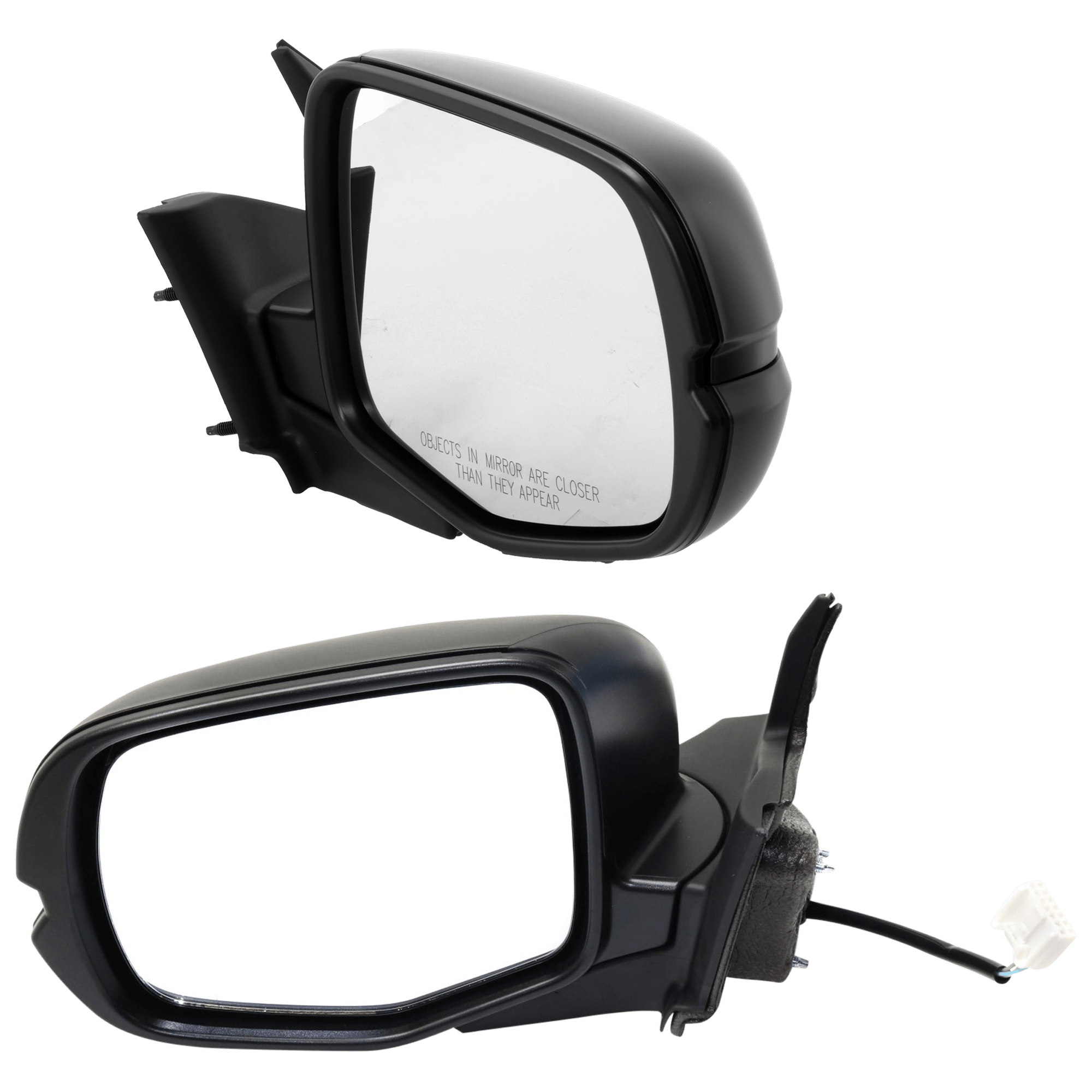 AM PILOT 16-21 MIRROR RH AND LH Textured Black SKU SET JHO68ER Partslink HO1320288 HO1321288 OEM 76200TG7A01-76250TG7A01