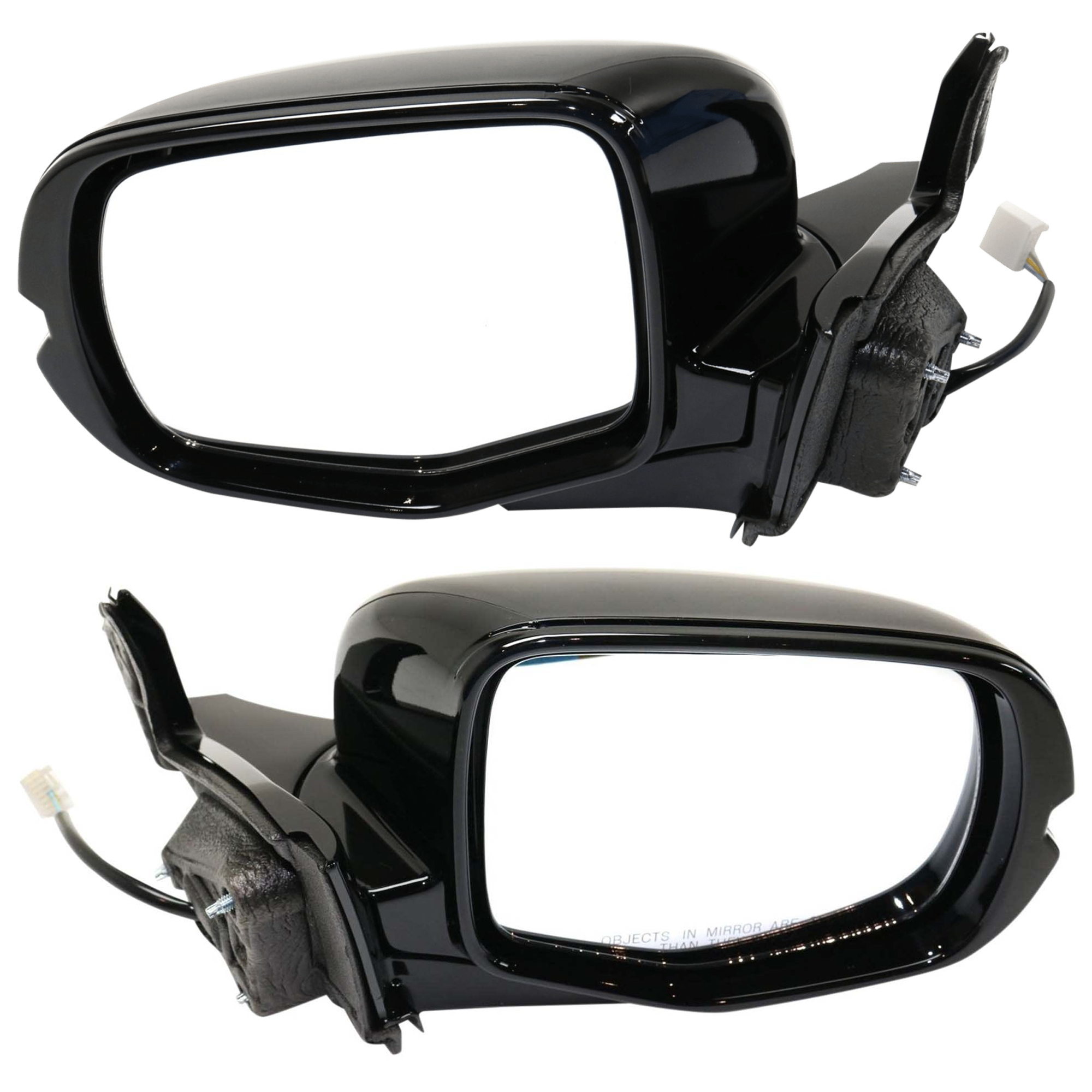 AM RIDGELINE 17-20 MIRROR RH AND LH Power Manual Folding Non Heated Paintable No Auto dimming BSD Memory Puddle Light Shadow Line Side Object Sensor and Signal Light Sport Model SKU SET JHO72ER Partslink HO1320310 HO1321310 OEM 76200T6ZA41ZB 76250T6ZA41ZB