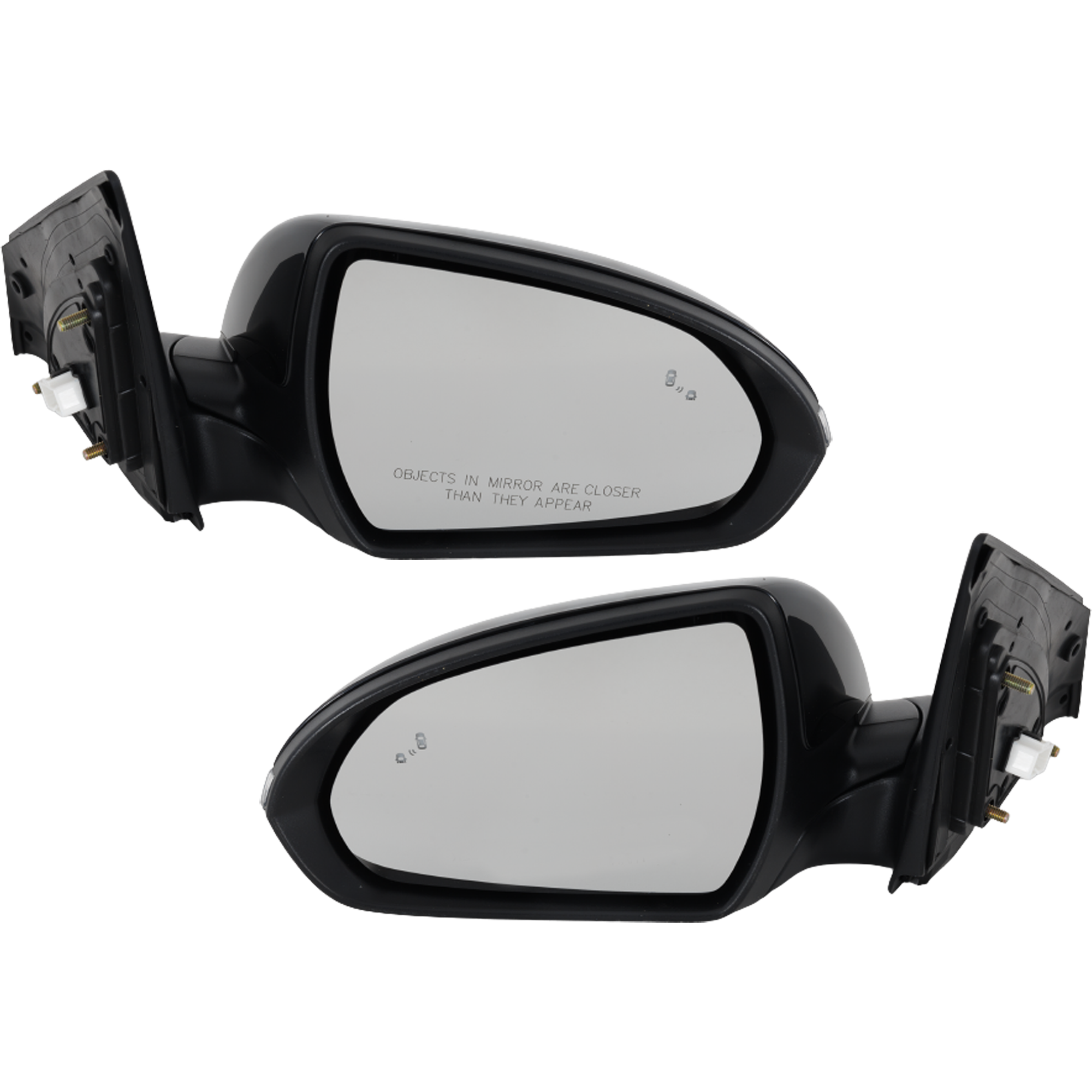 AM ELANTRA 17-18 MIRROR RH AND LH Power Manual Folding Heated Paintable w BSD In housing Signal Light USA Built Vehicle SKU SET JHY101ER S Partslink HY1320252 HY1321252 OEM 87610F3030 PFM 87620F3030 PFM